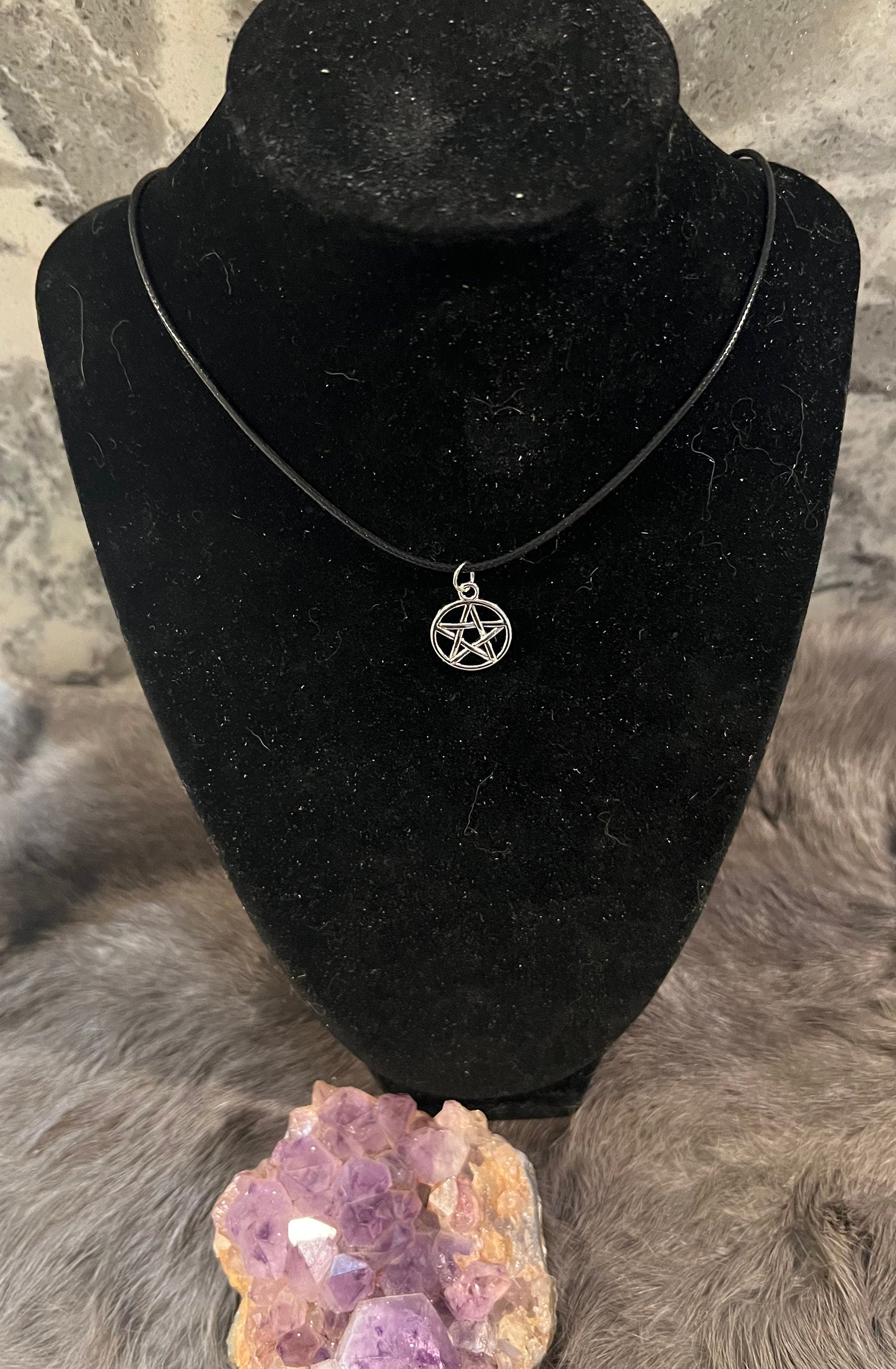 Pentacle Pendant Necklace: Witchy Pagan Jewelry