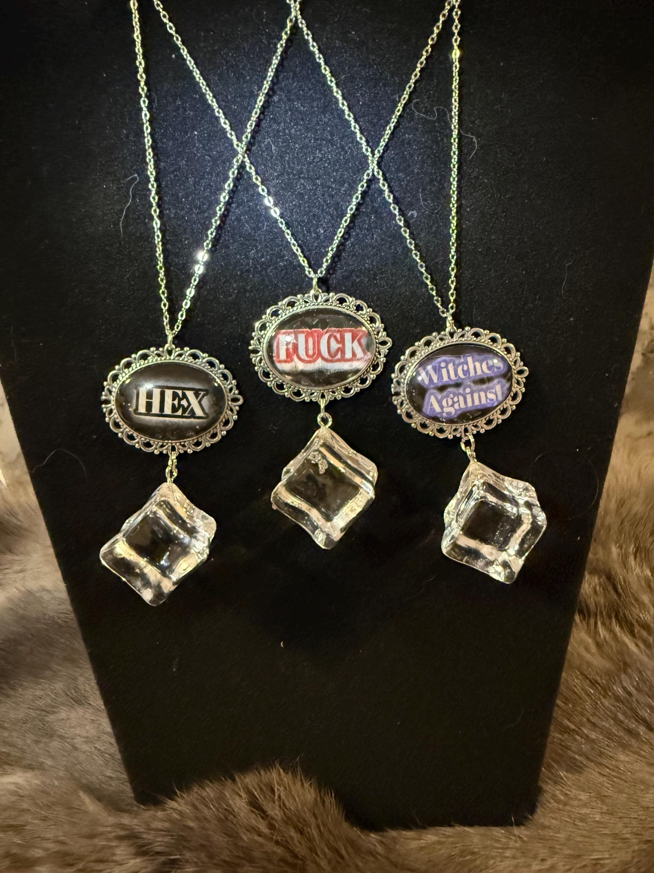Protest Jewelry: NO ICE, I.C.E., Immigrant Rights, Witchy Jewelry