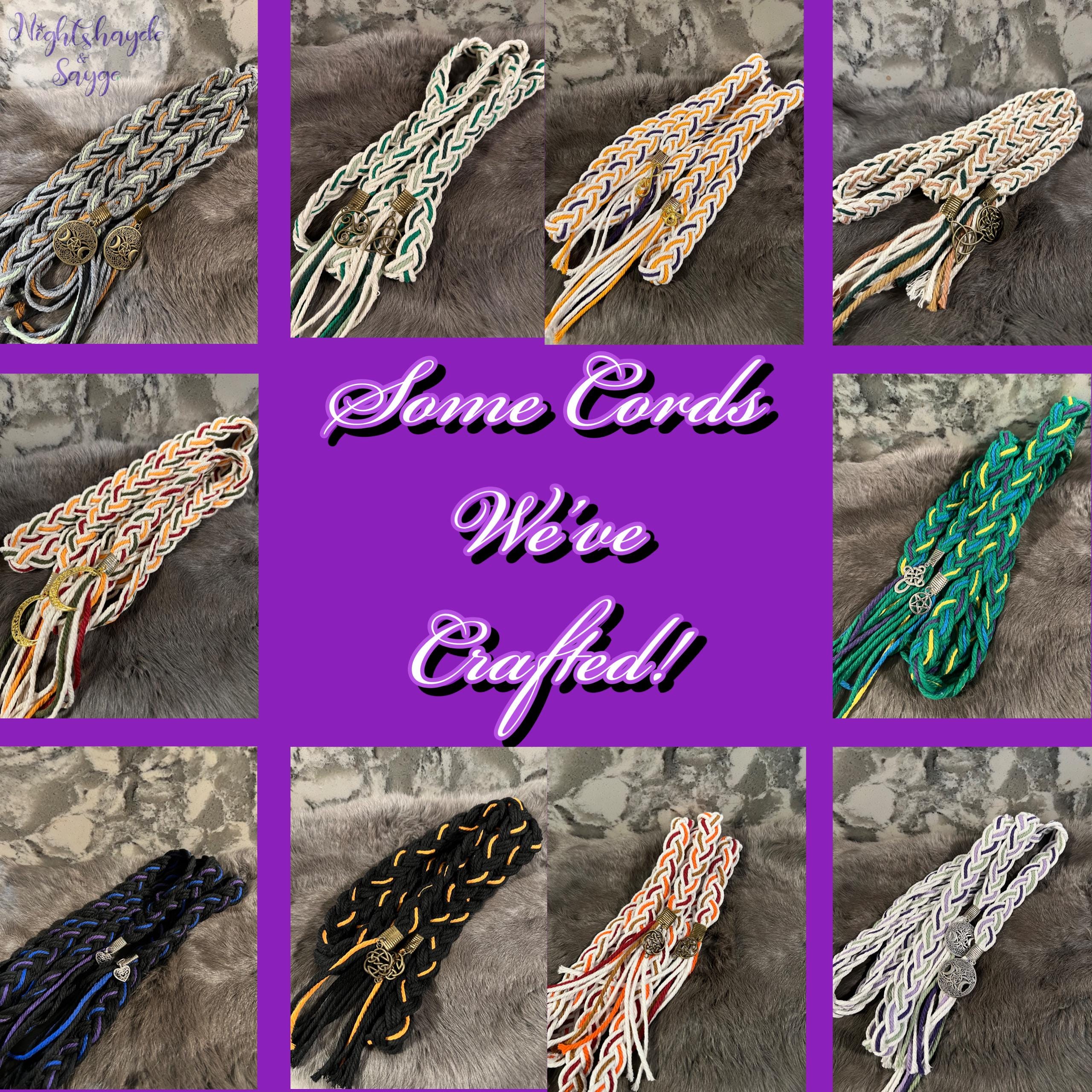 Custom Handfasting Cord – Triple Braided Celtic Wedding Tie