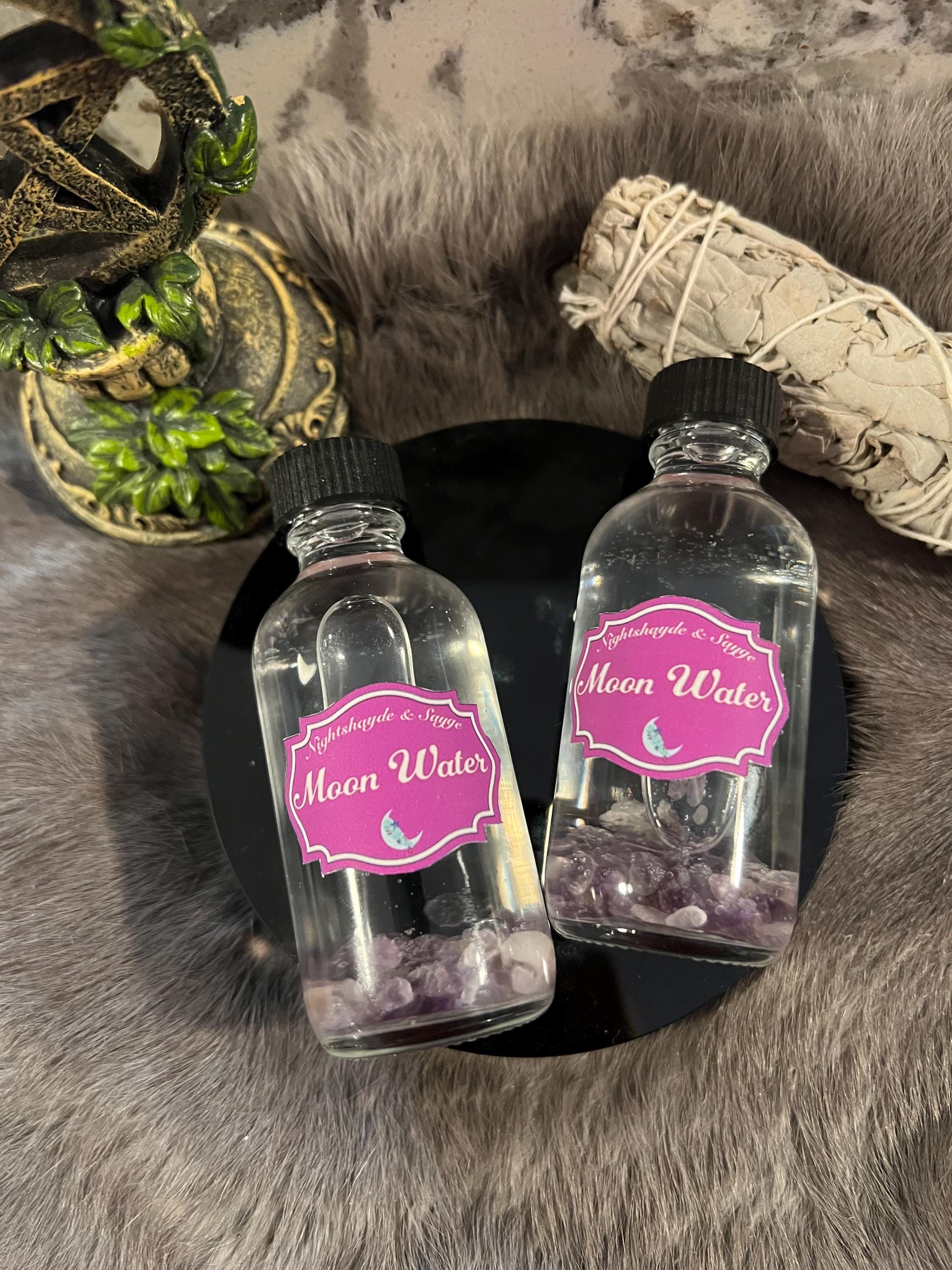 Full Moon Water – Gemstone Infused, Magic Spell Water (2oz)