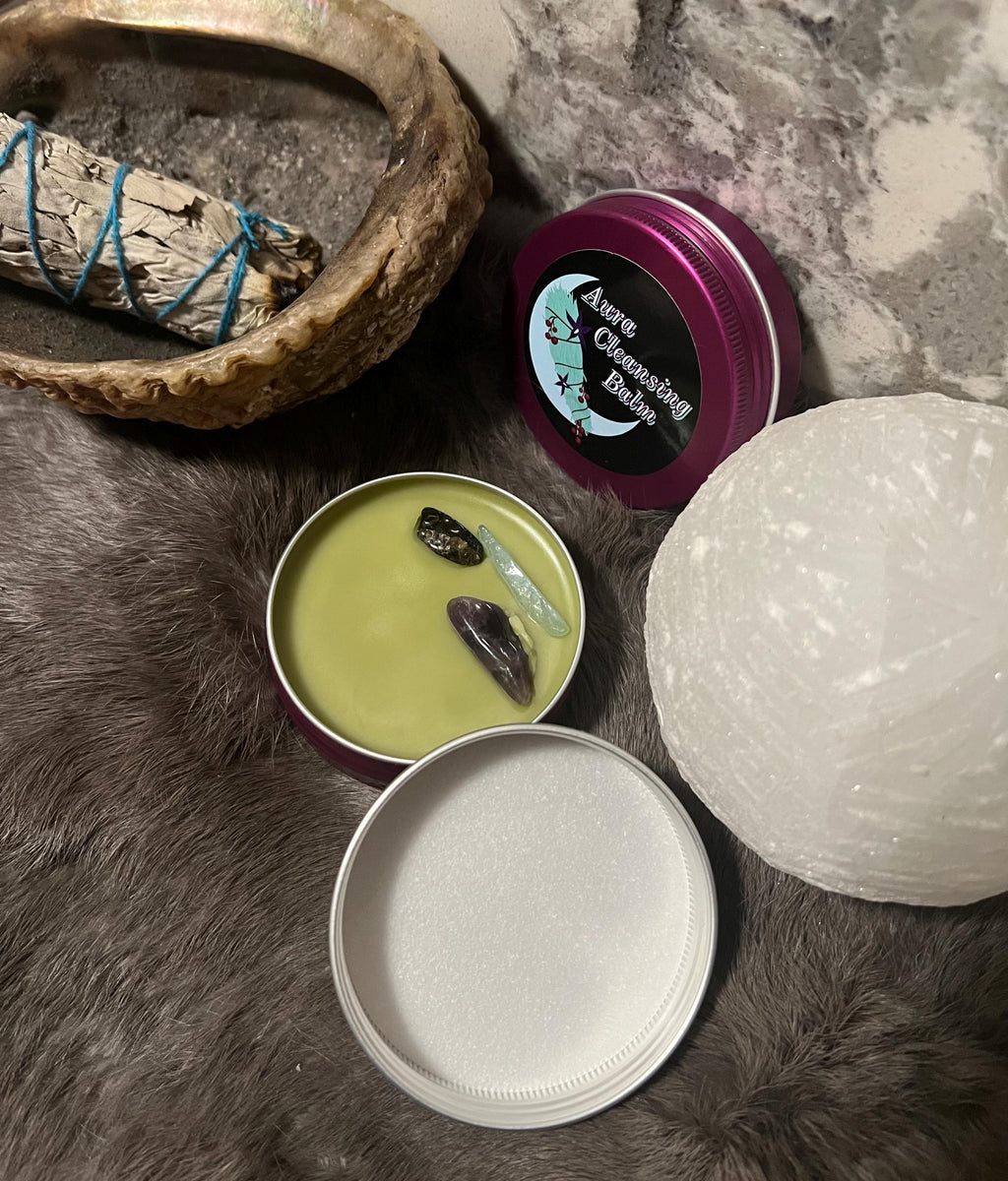 Aura Cleansing Balm: Sage, Rosemary & Cedar - 2oz Apothecary Salve