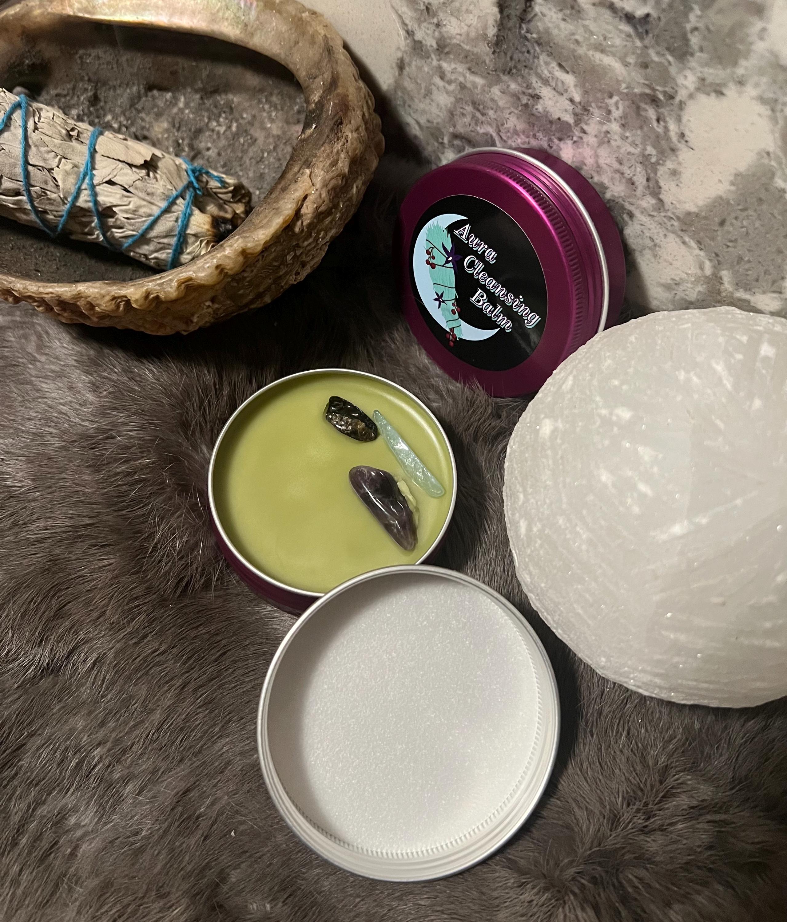 Aura Cleansing Balm: Sage, Rosemary & Cedar - 2oz Apothecary Salve