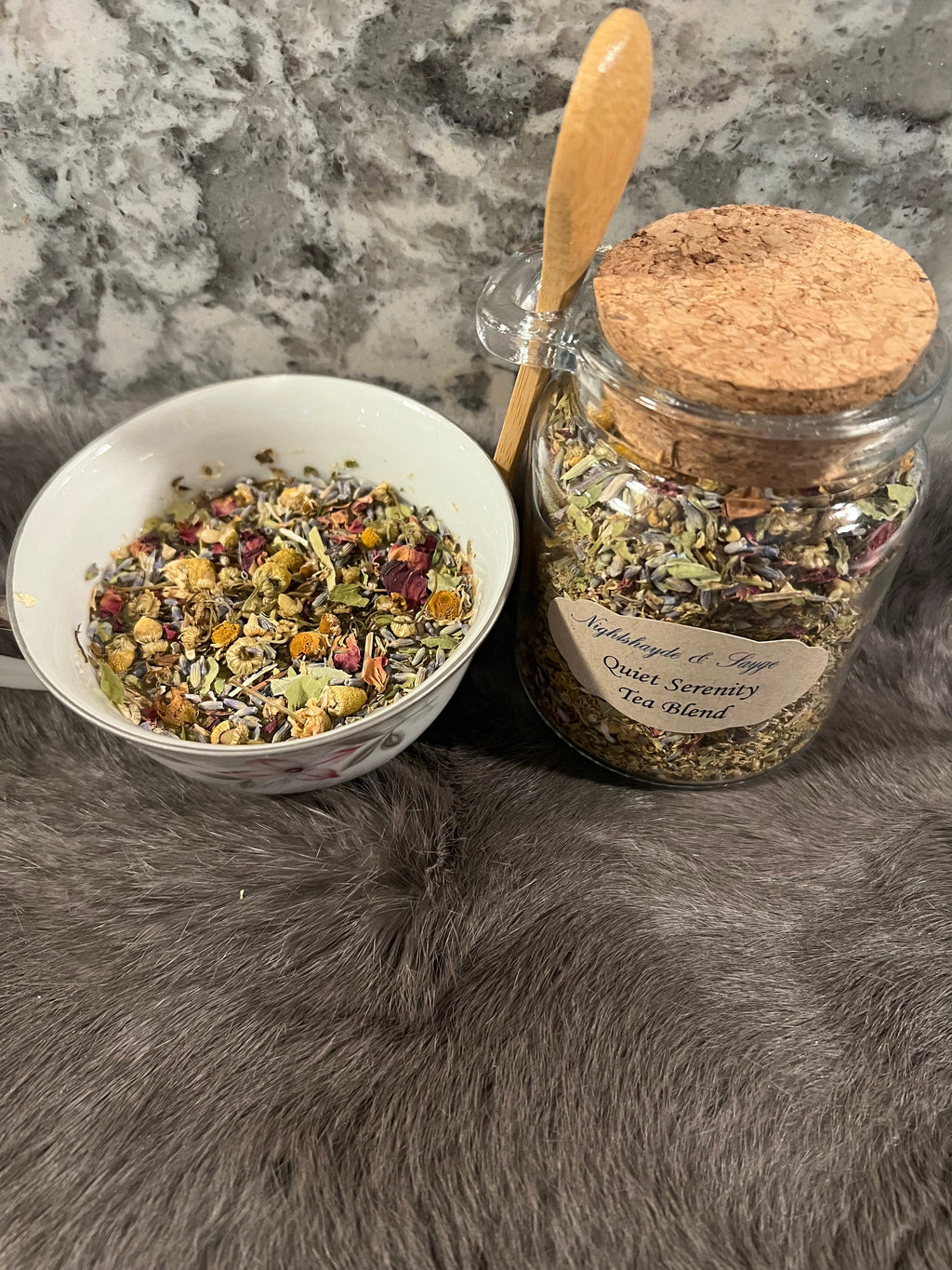 Calming Serenity Tea: Organic Herbal Loose Leaf Tea Blend