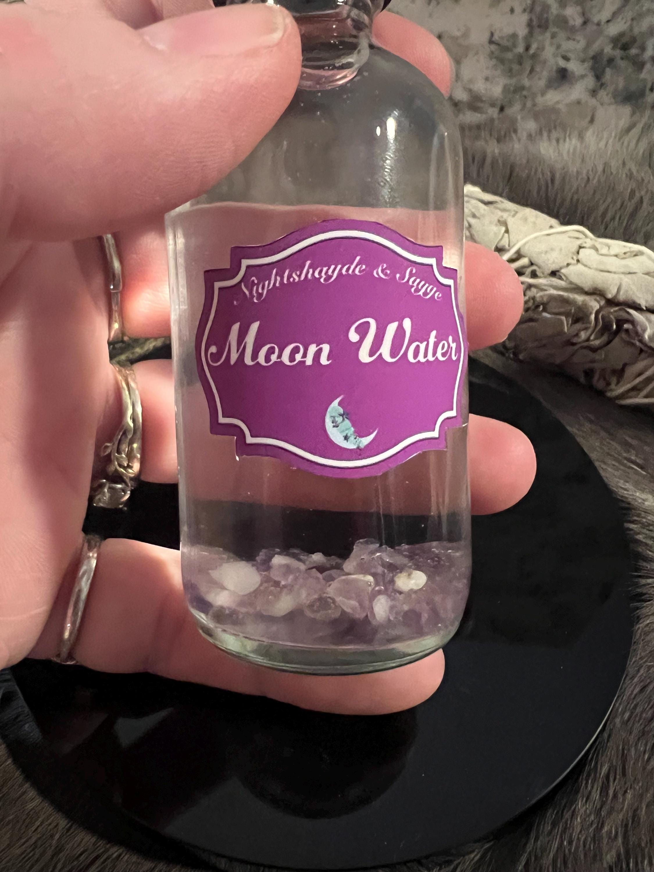 Full Moon Water – Gemstone Infused, Magic Spell Water (2oz)