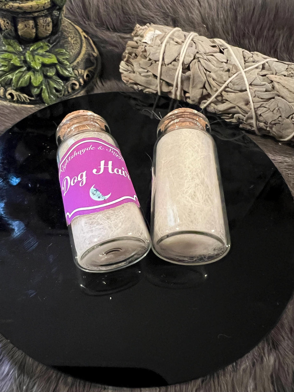 Ethically Sourced White Dog Hair for Spells: Loyalty, Guidance
