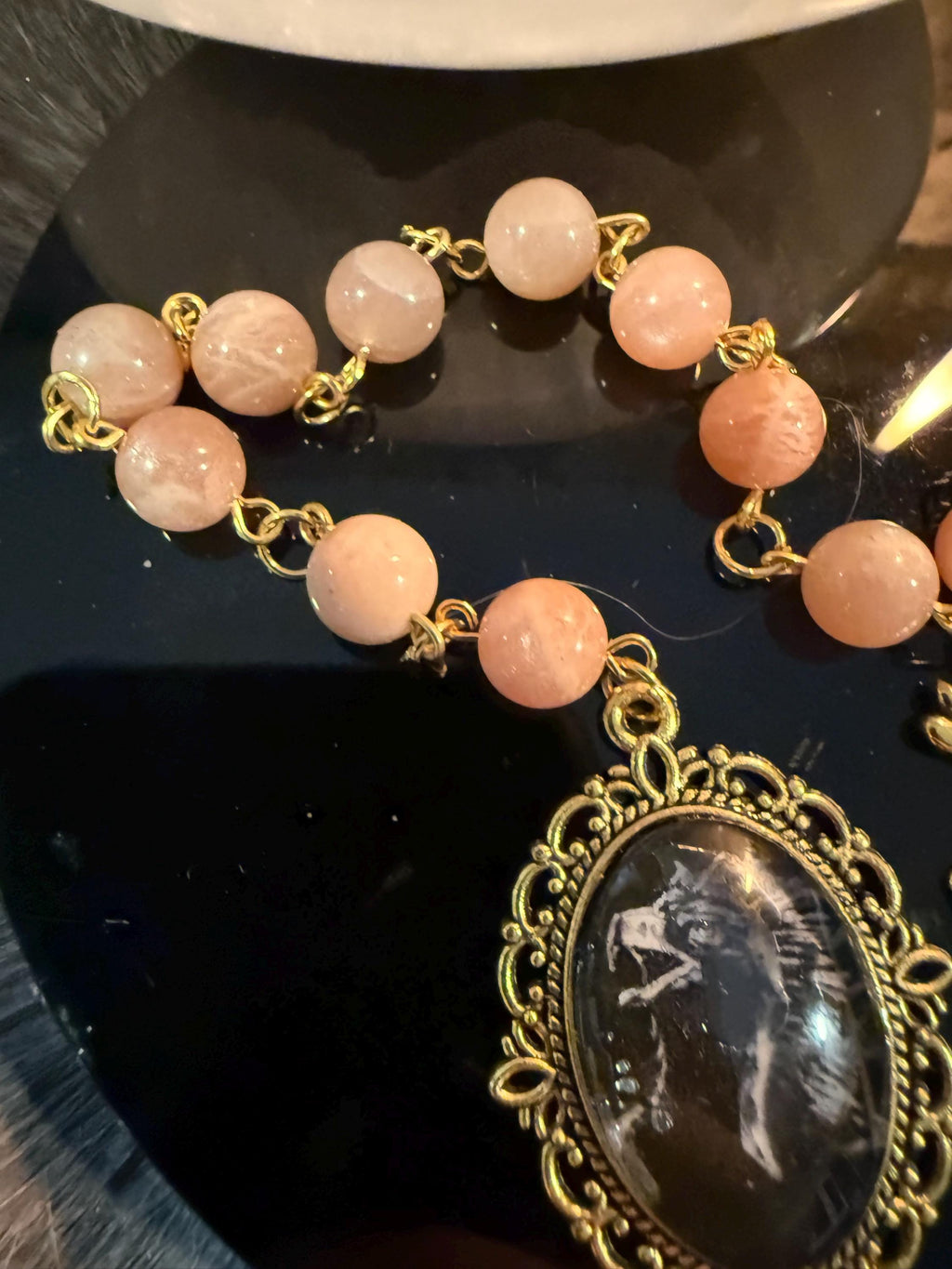Sunstone Rah Prayer Beads: Egyptian Deity Rosary