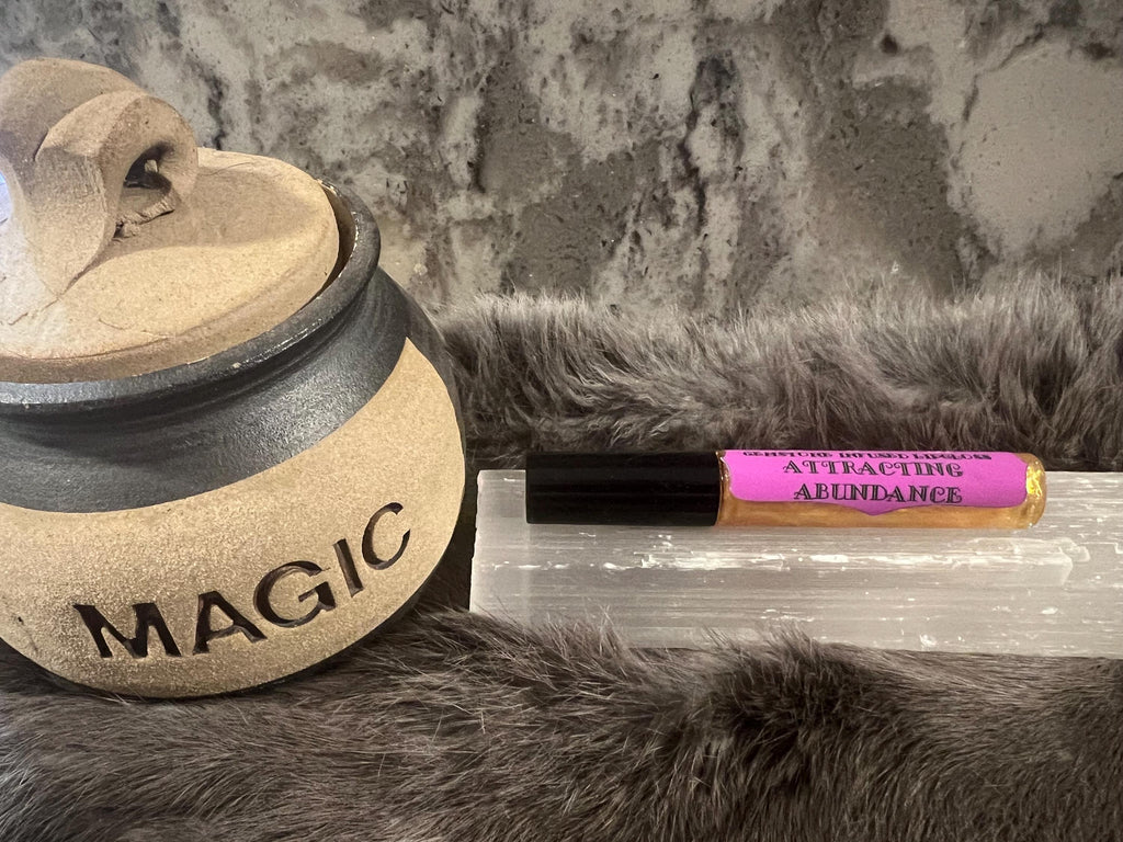Witchy Lip Gloss: Gemstone Infused, Vegan Abundance Gloss