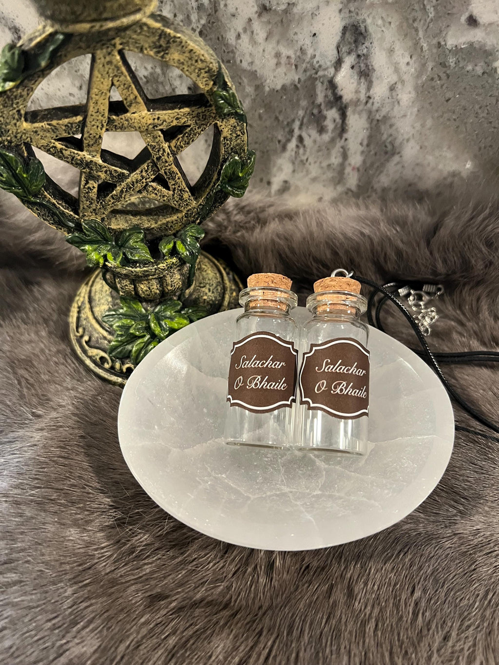 Safe Travels Empty Spell Bottle – Gaelic Dirt From Home, Protection Magic