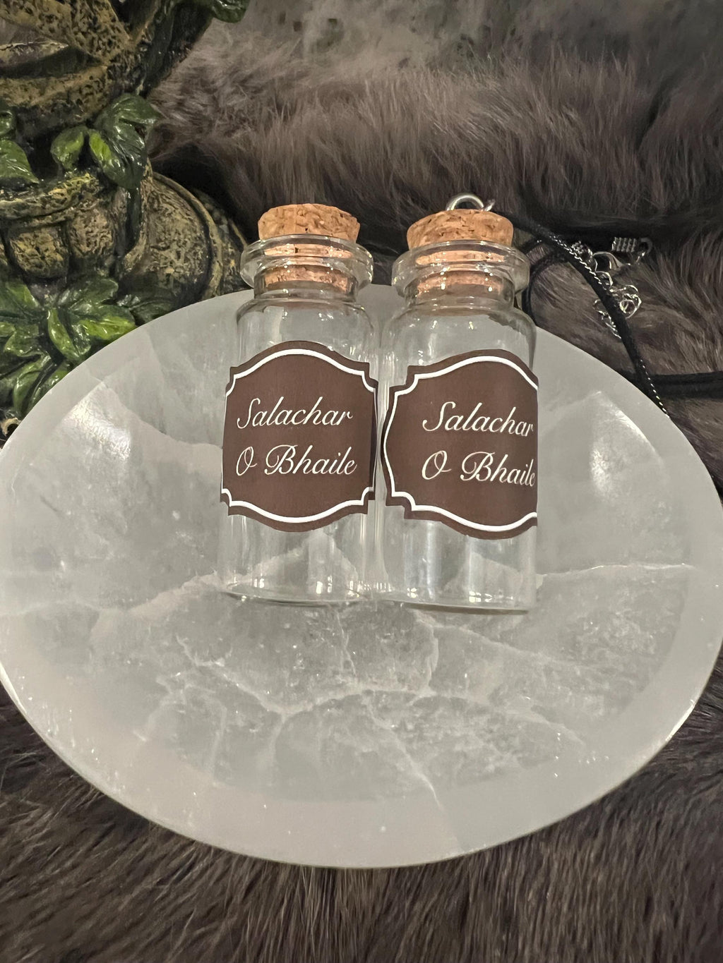 Safe Travels Empty Spell Bottle – Gaelic Dirt From Home, Protection Magic