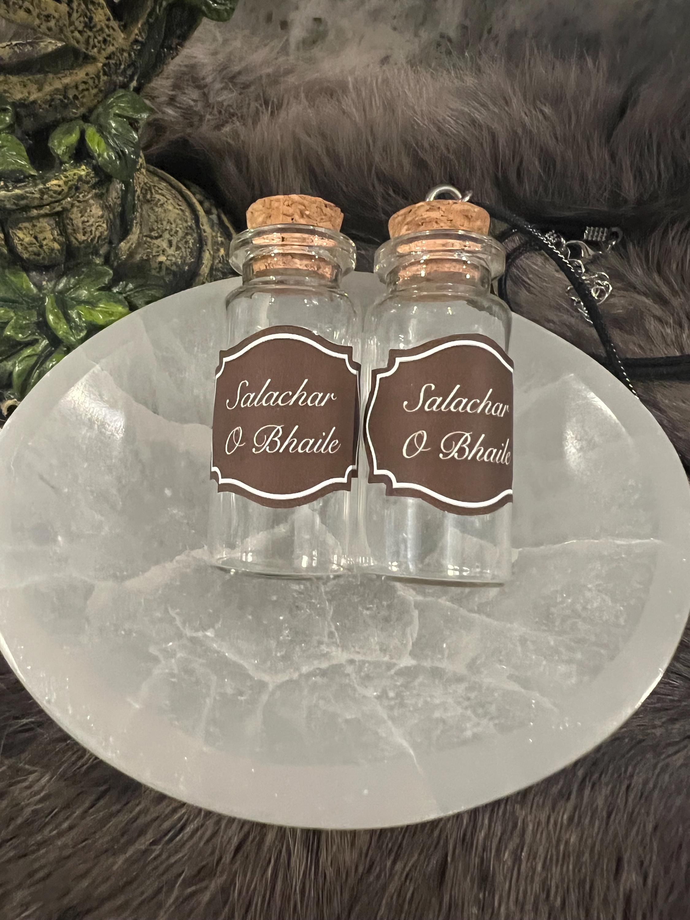 Safe Travels Empty Spell Bottle – Gaelic Dirt From Home, Protection Magic
