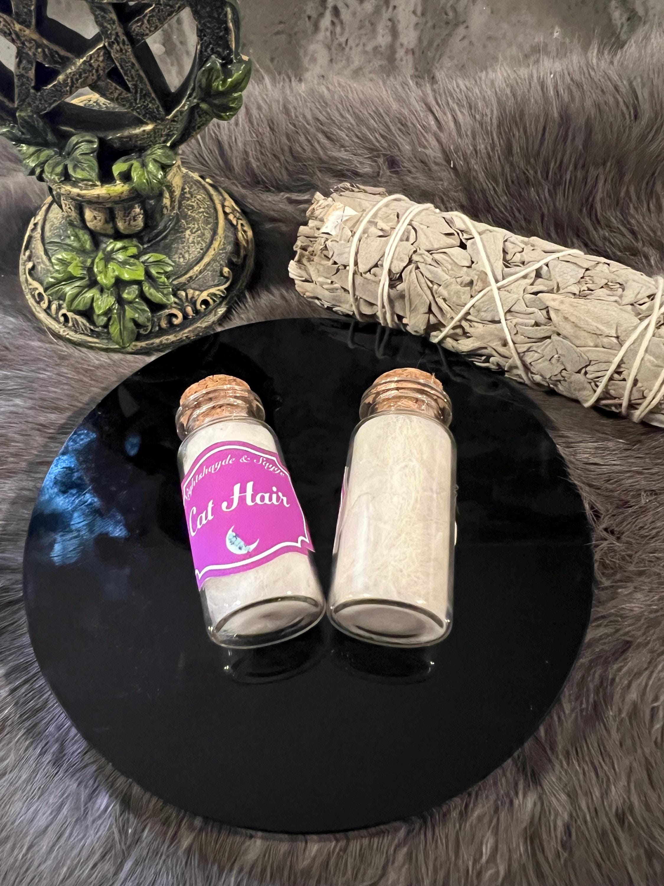 Ethically Sourced White Cat Hair: Spell Ingredient for Health & Fertility