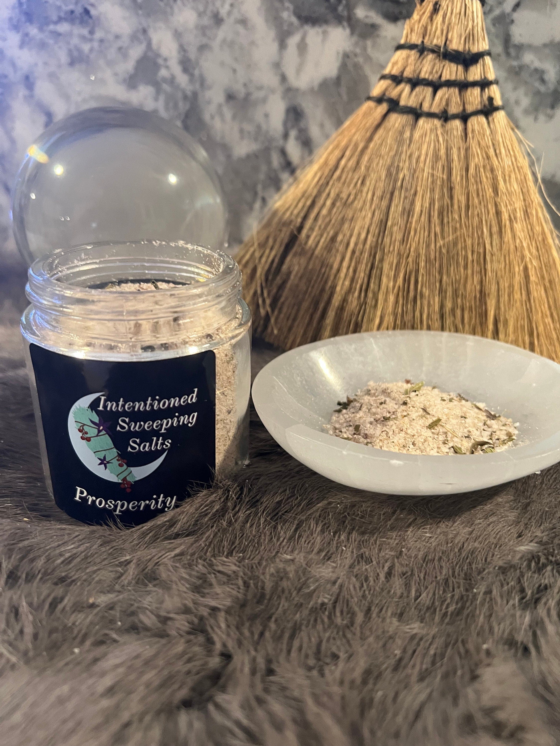 Herbal Sweeping Salts: Cleansing Ritual for Home, 4oz