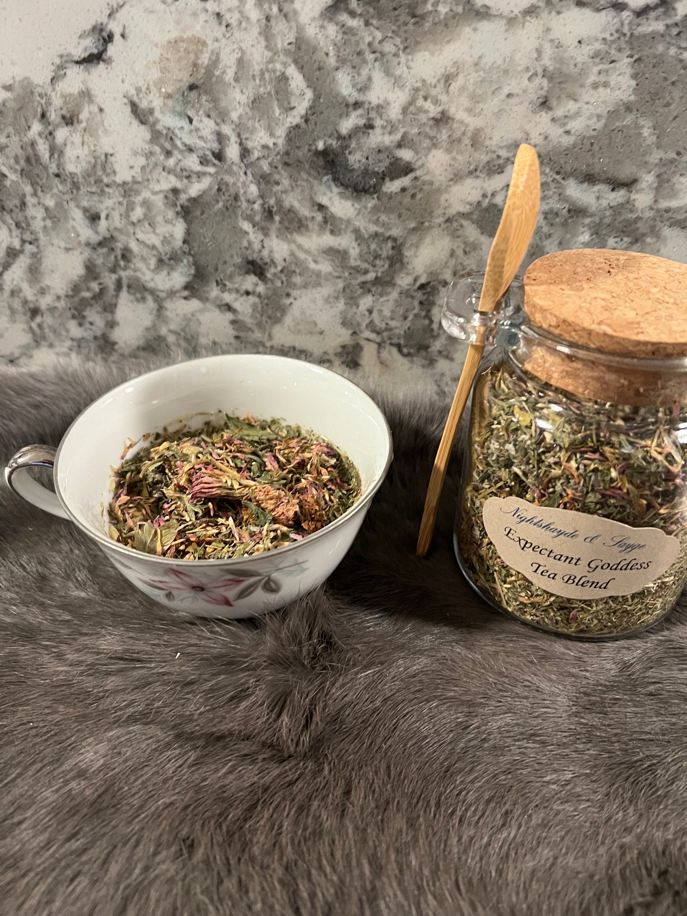 Expectant Goddess Fertility Tea: Organic Herbal Loose Leaf Blend