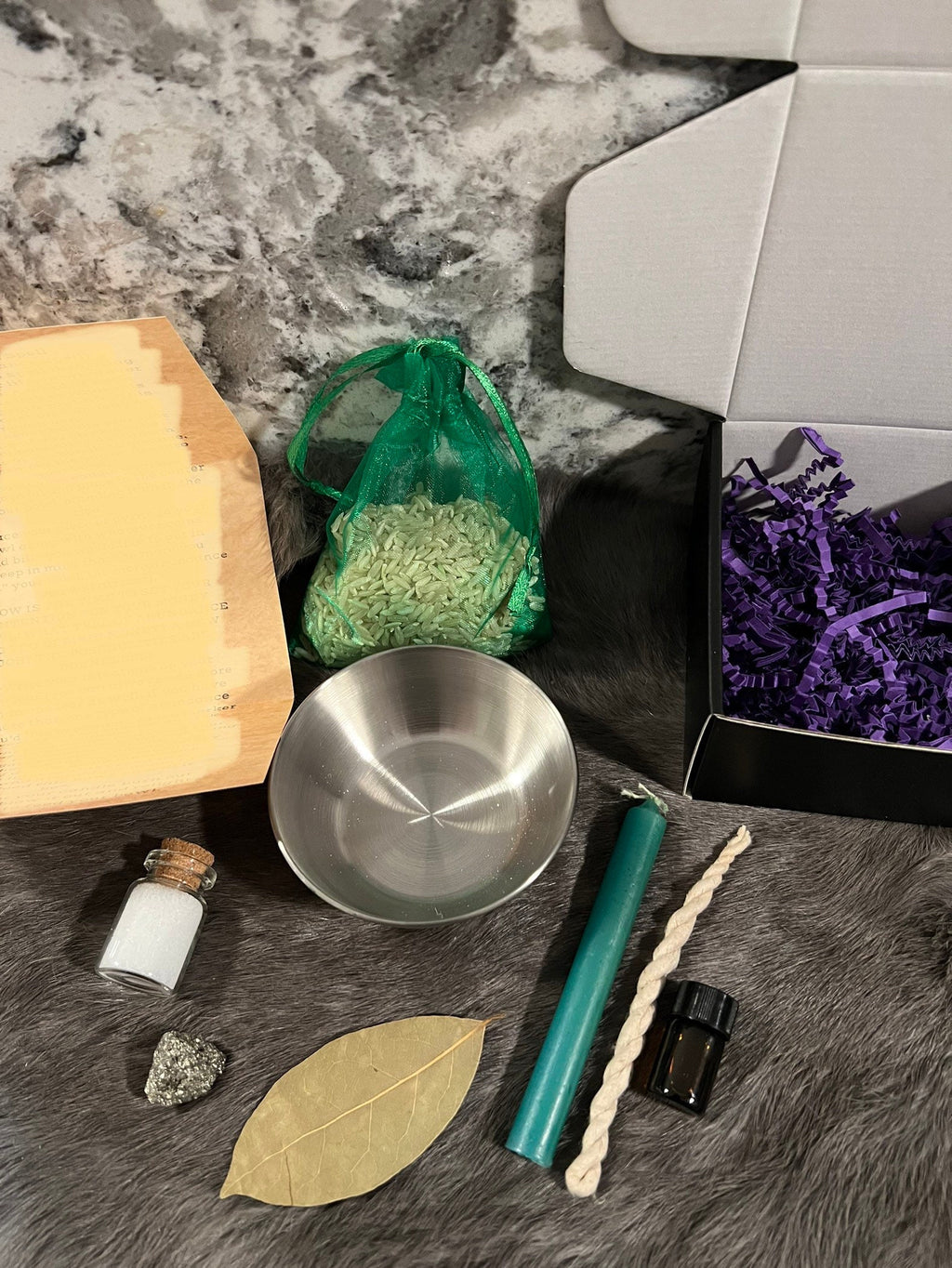 Money Bowl Spell Kit: Attract Wealth and Abundance