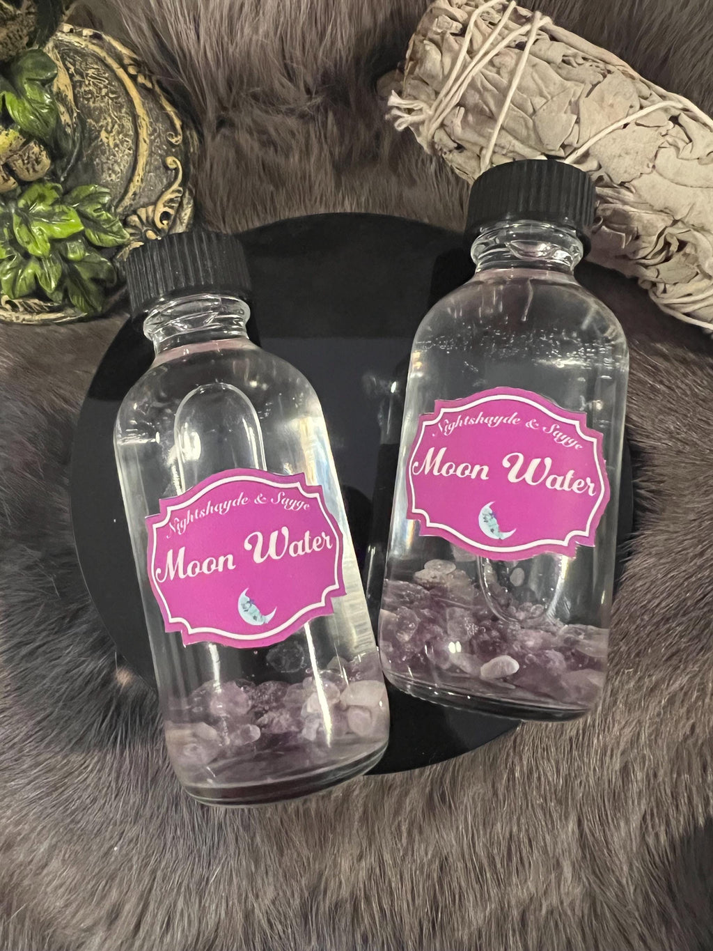Full Moon Water – Gemstone Infused, Magic Spell Water (2oz)