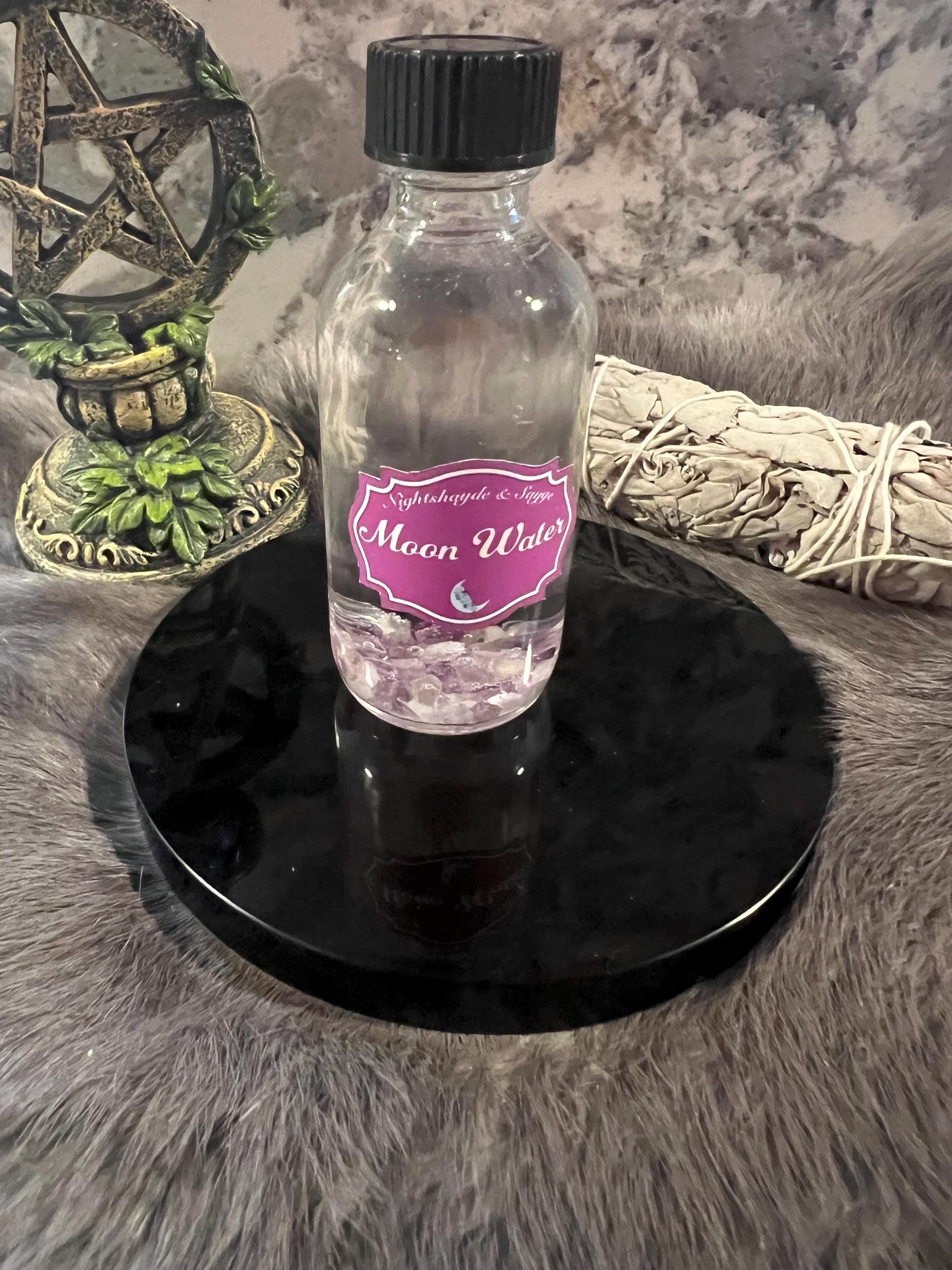 Full Moon Water – Gemstone Infused, Magic Spell Water (2oz)