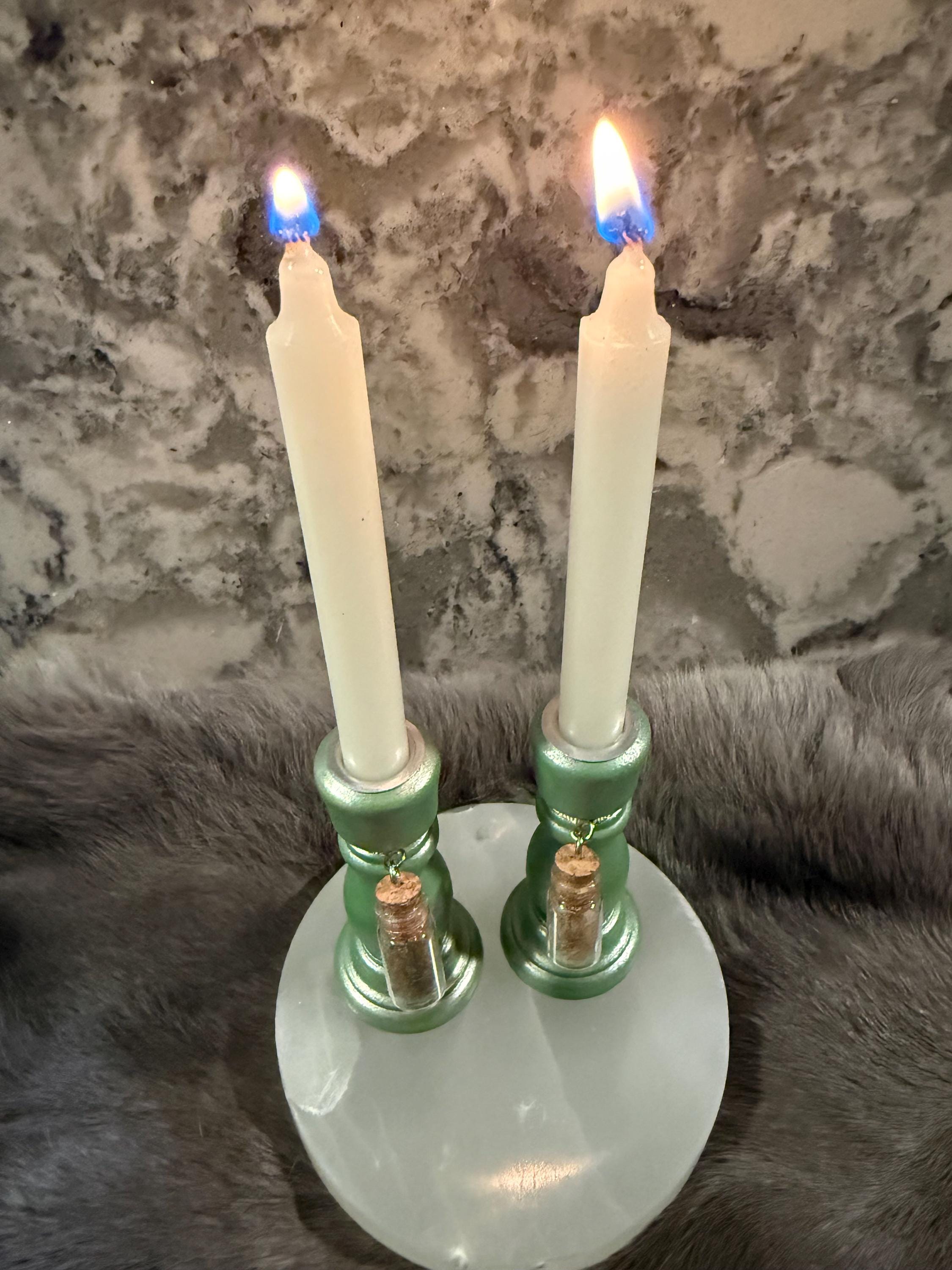 Goddess Brigid: Diety Chime Candle Holder Set