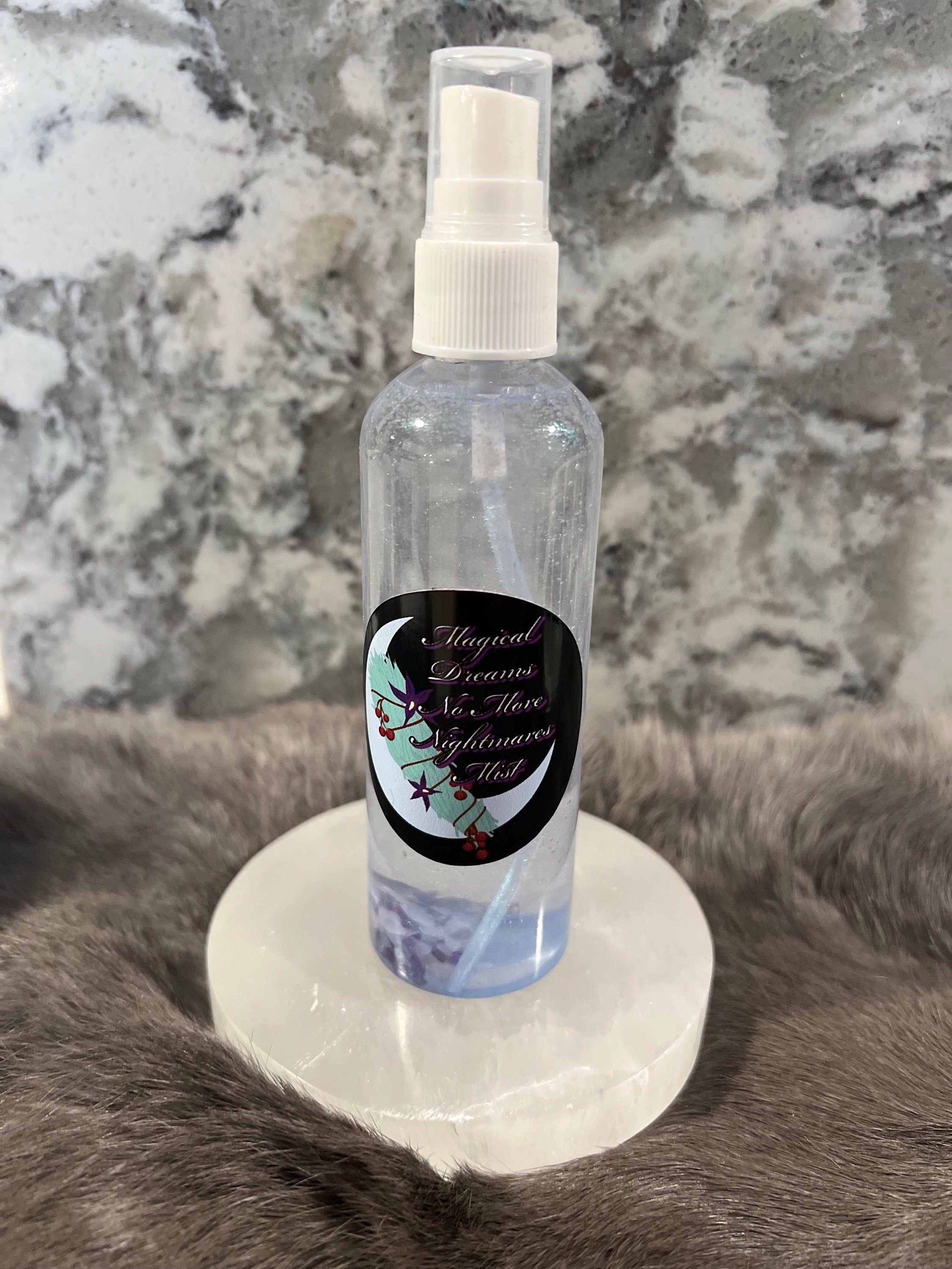 No More Nightmares Room Spray: Crystal Infused Bedtime Mist