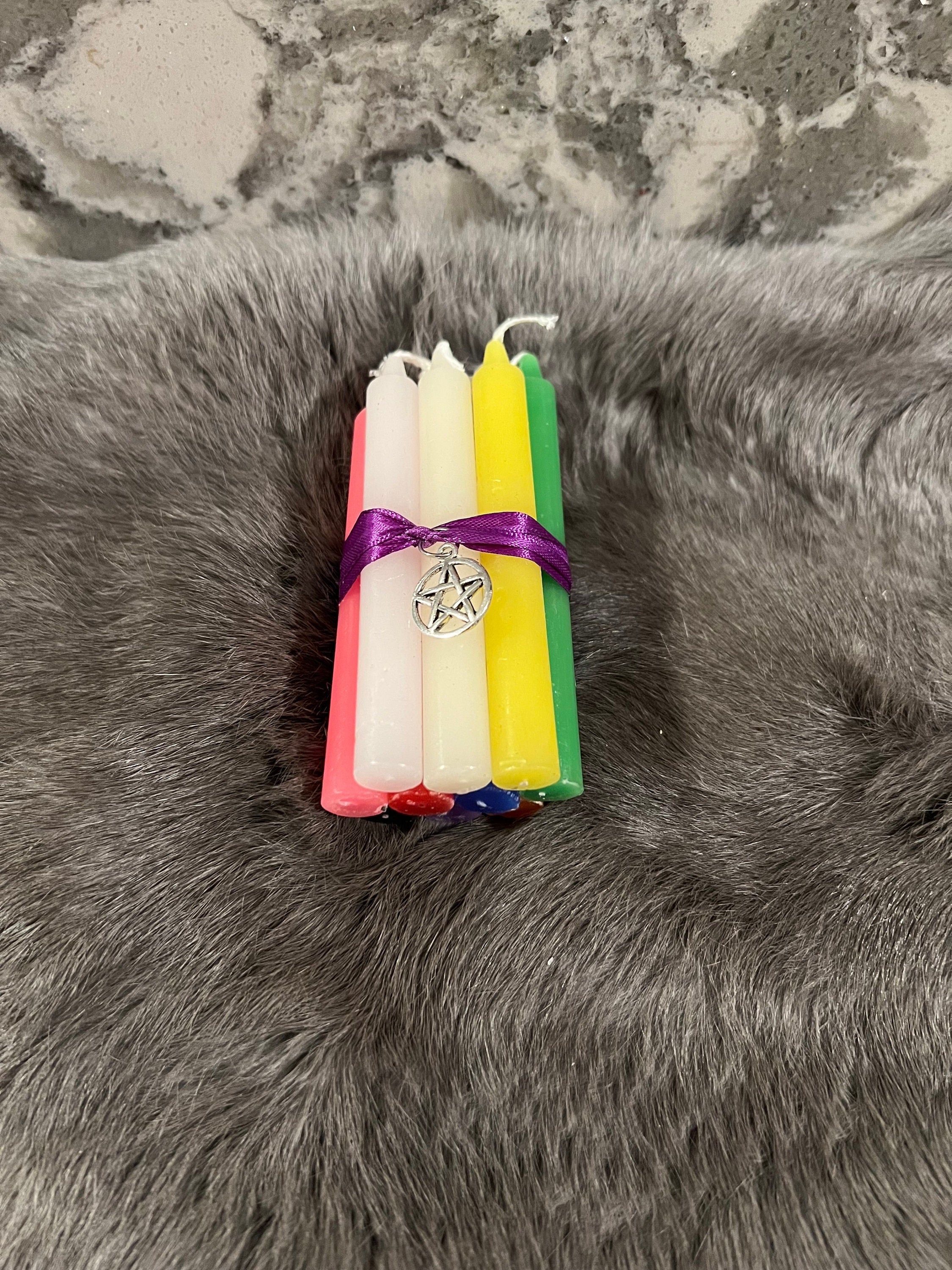 Color Magic Chime Candle Bundle: 10 Ritual Spell Candles