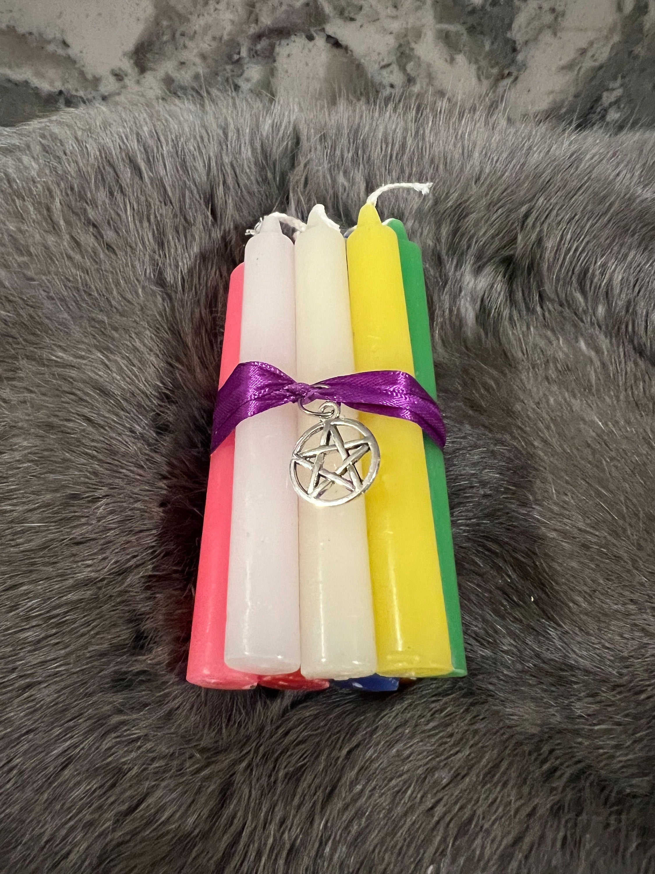 Color Magic Chime Candle Bundle: 10 Ritual Spell Candles
