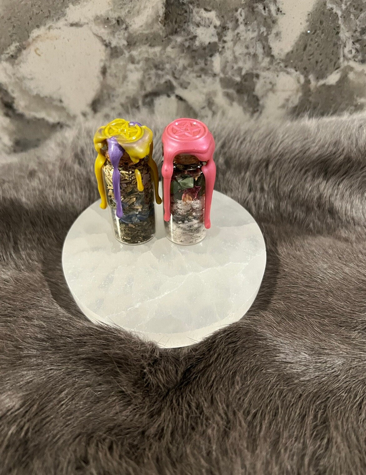 Personalized Intention Spell Jar: Manifestation Charm Bottle