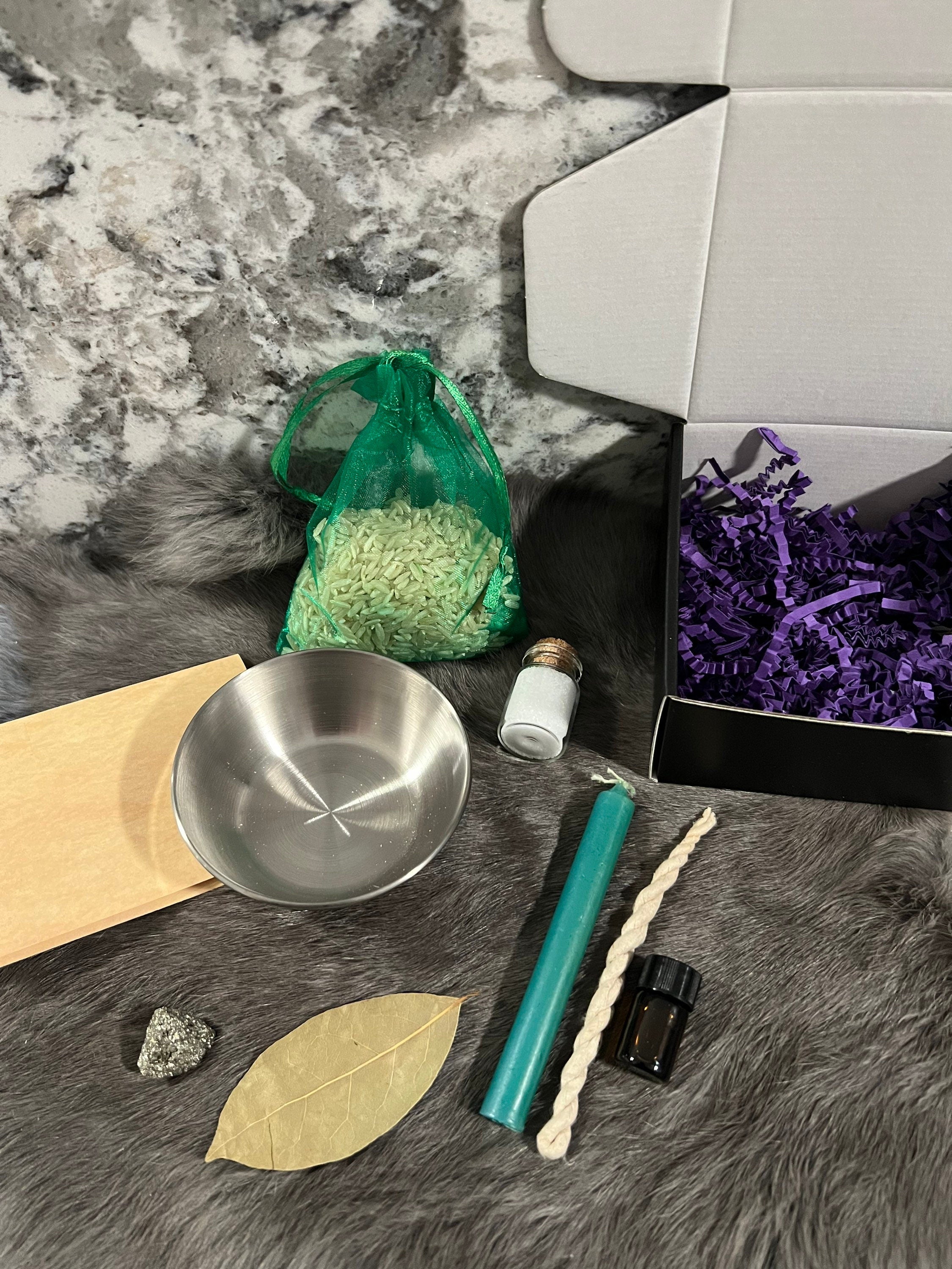 Money Bowl Spell Kit: Attract Wealth and Abundance