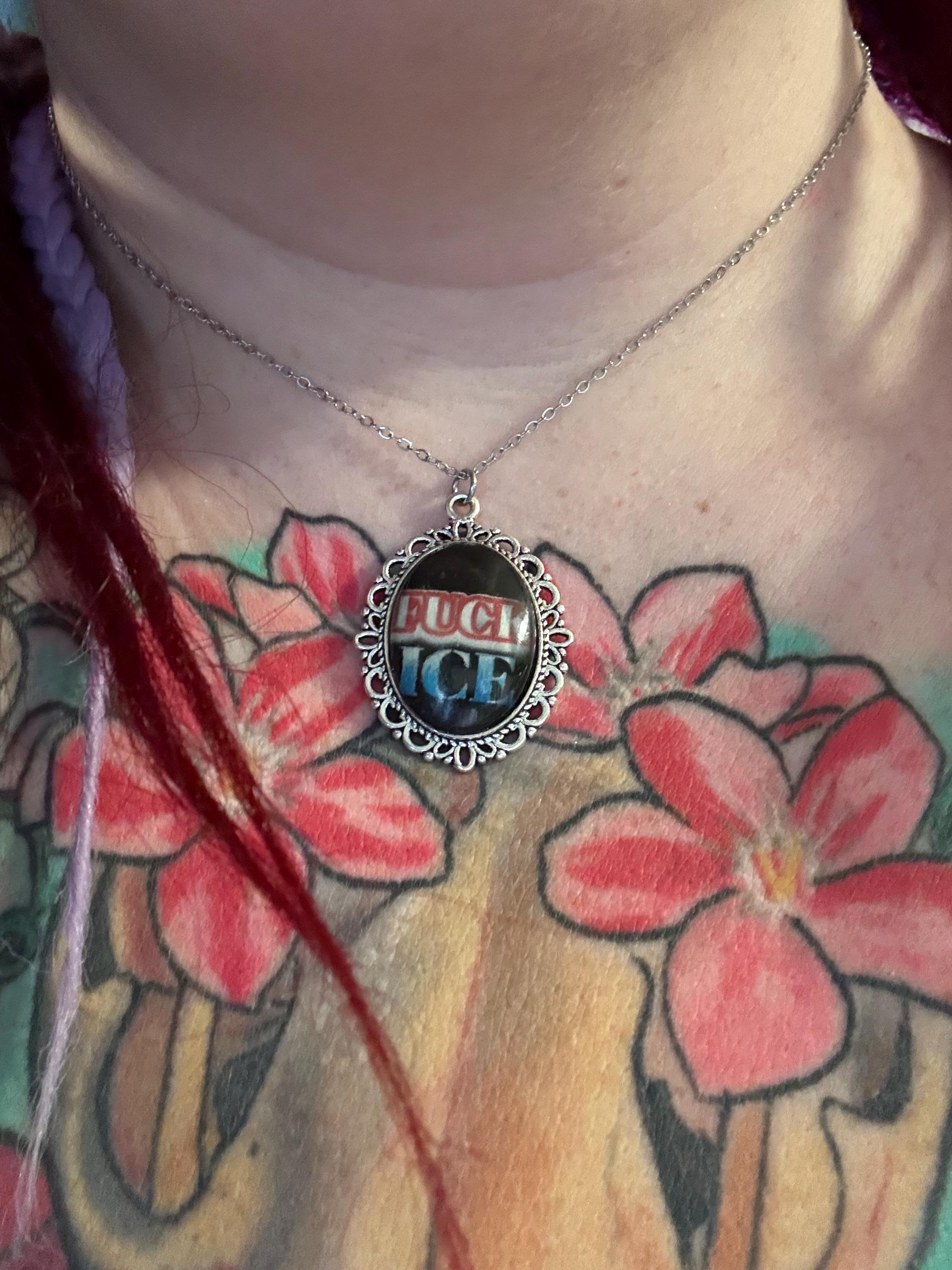 Protest Jewelry: NO ICE, I.C.E., Immigrant Rights, Witchy Jewelry
