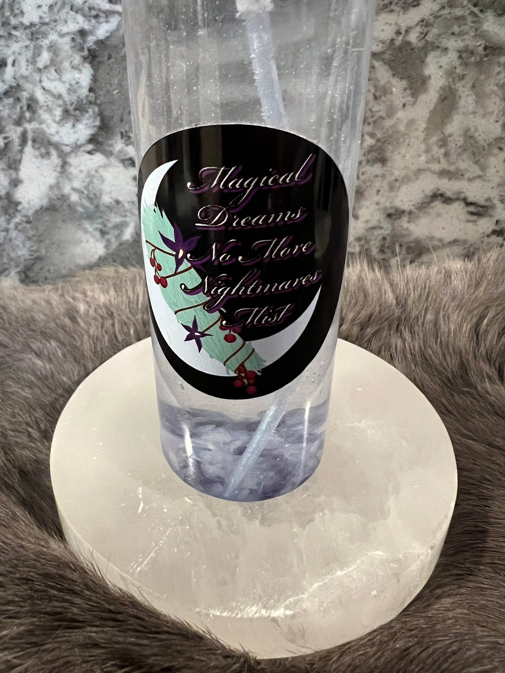 No More Nightmares Room Spray: Crystal Infused Bedtime Mist