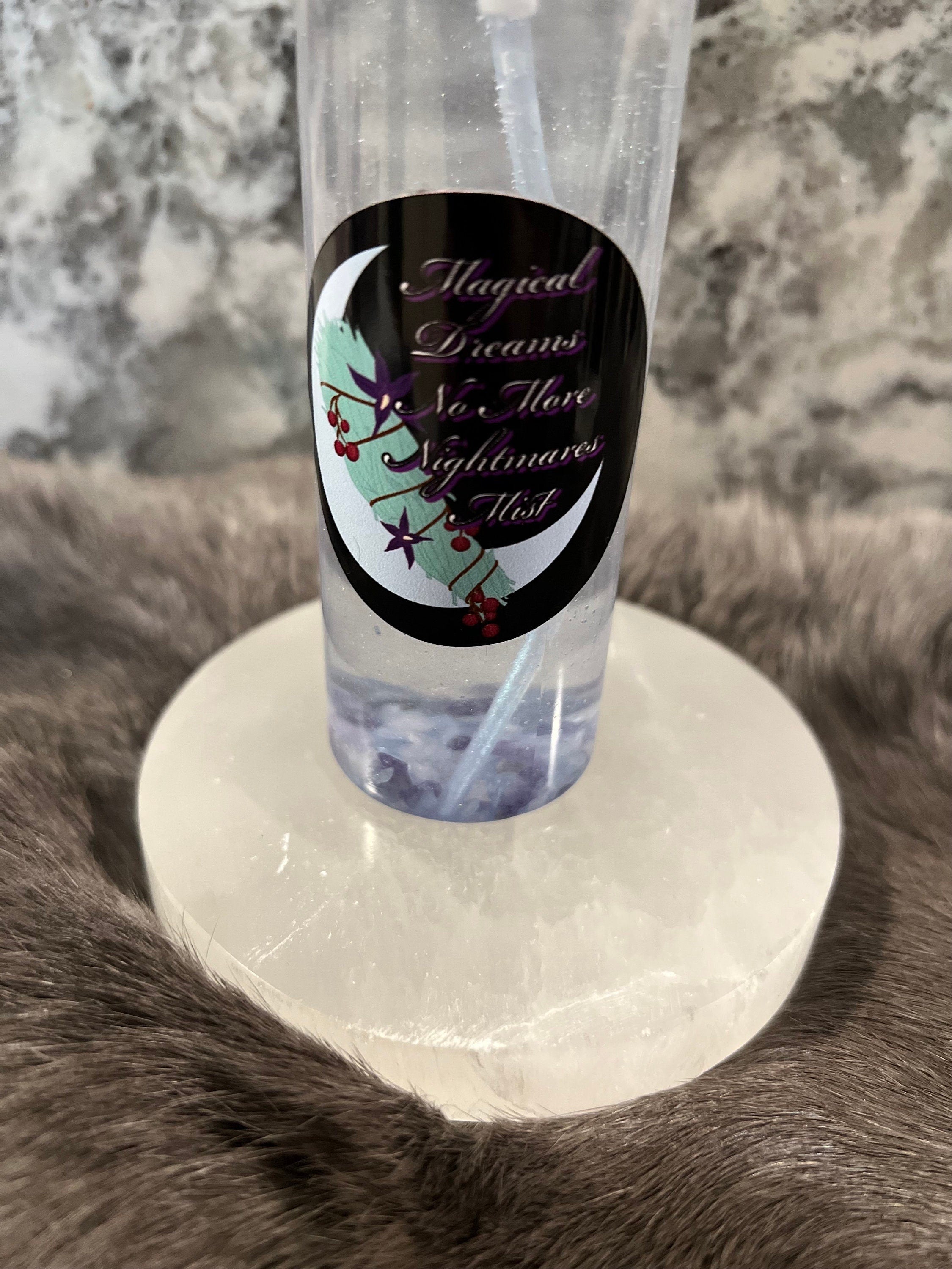 No More Nightmares Room Spray: Crystal Infused Bedtime Mist