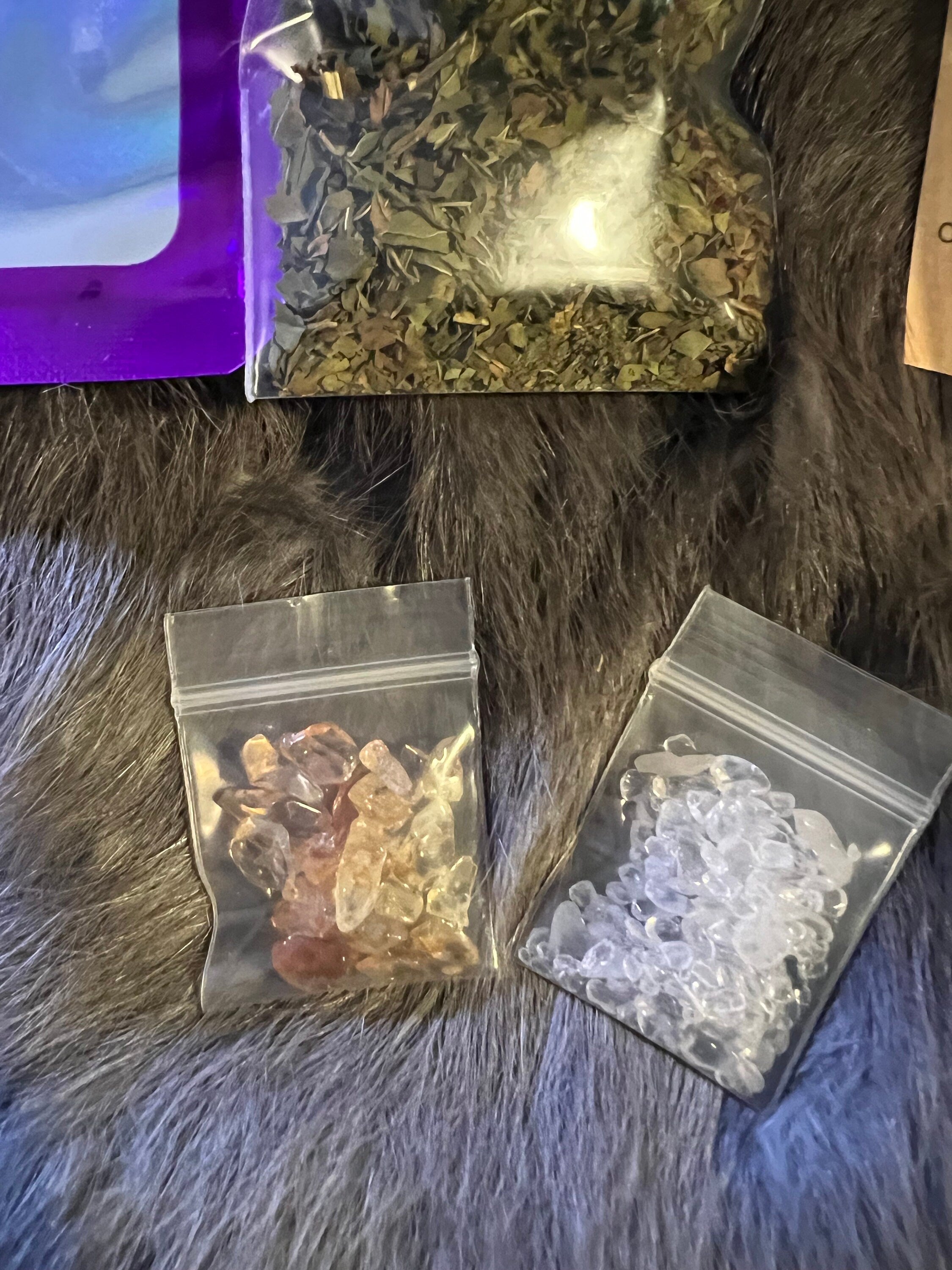 DIY Happiness Spell Jar Kit: Herbs, Crystals, Charm