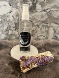 Smoke Free Sage Cleansing Spray: Organic Room Mist with Obsidian