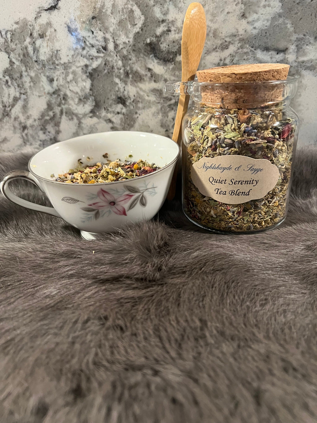 Calming Serenity Tea: Organic Herbal Loose Leaf Tea Blend