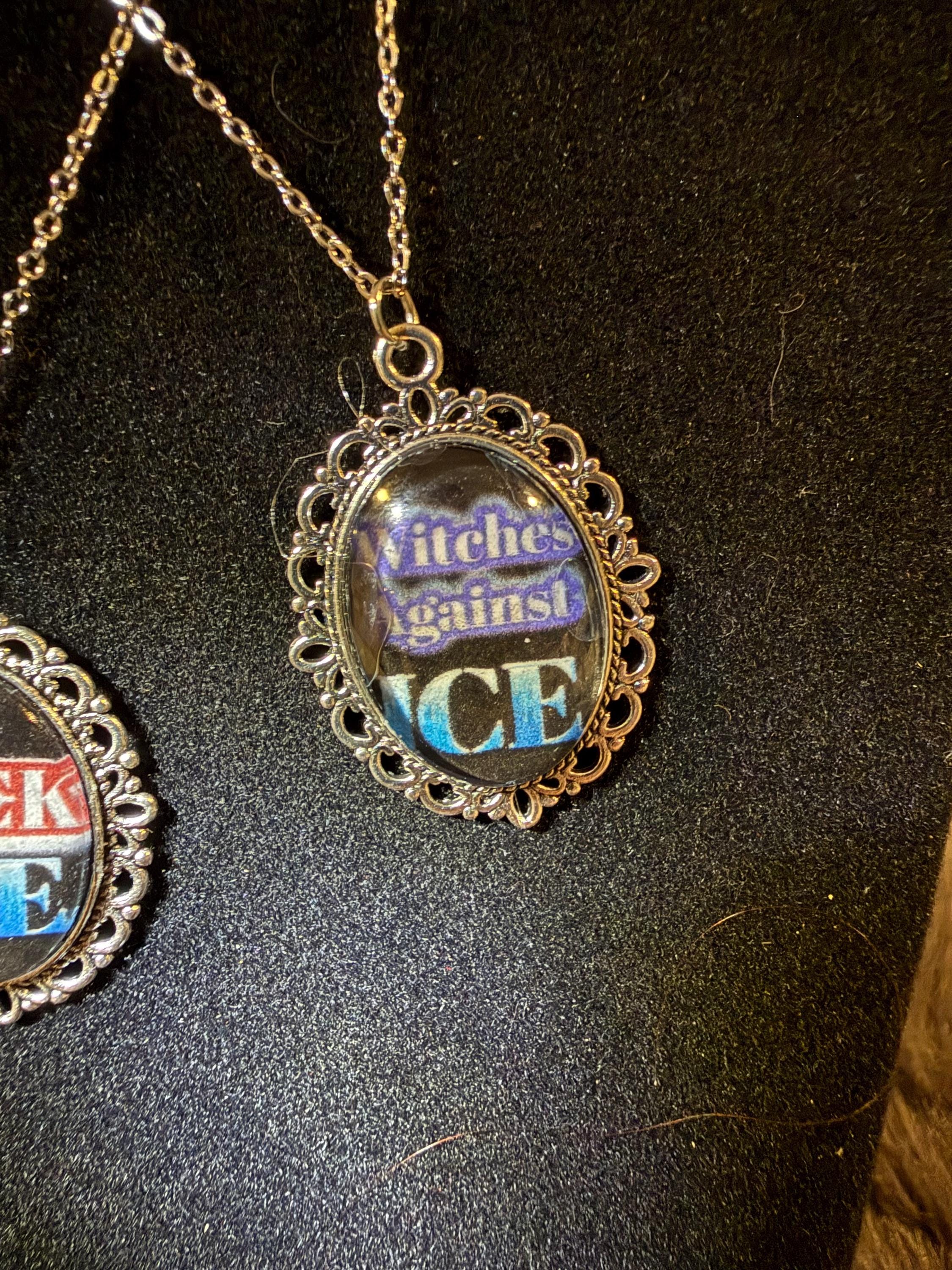 Protest Jewelry: NO ICE, I.C.E., Immigrant Rights, Witchy Jewelry