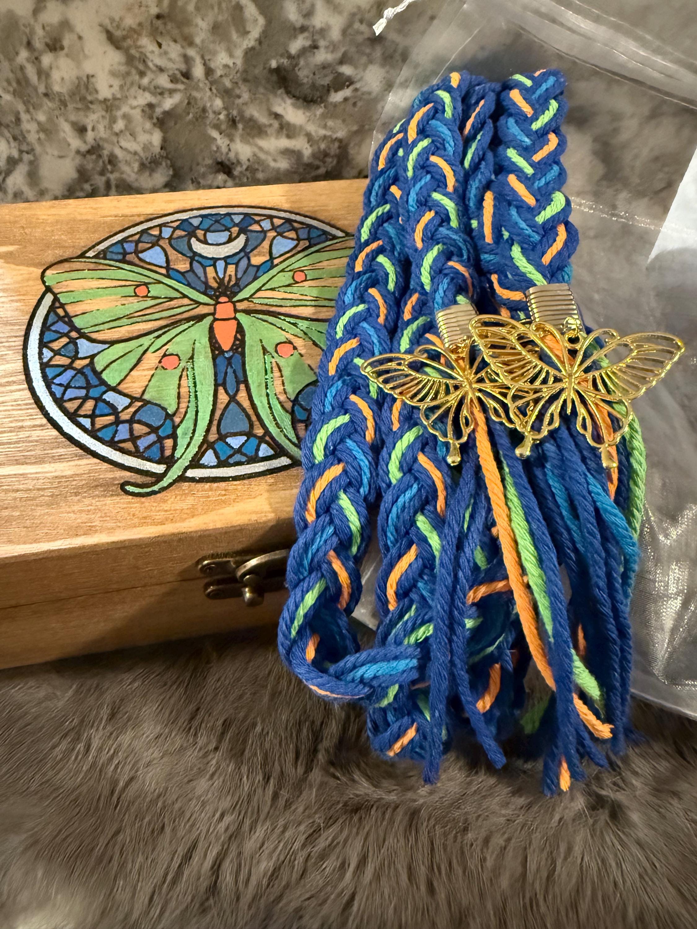 Custom Handfasting Cord Set: Personalized Keepsake Box and Cord