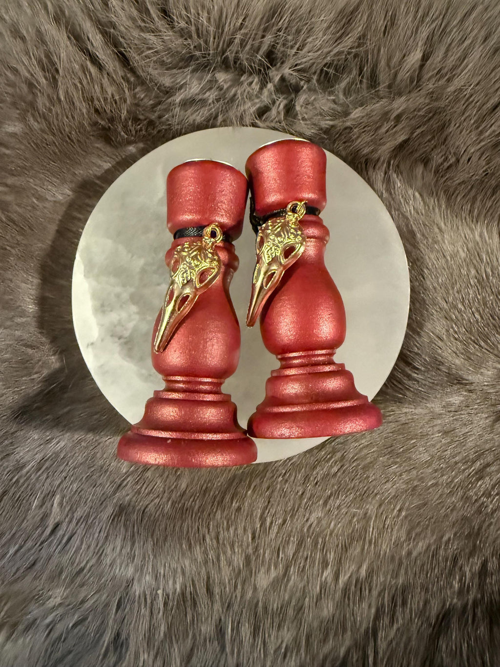 The Morrigan: Diety Chime Candle Holder Set