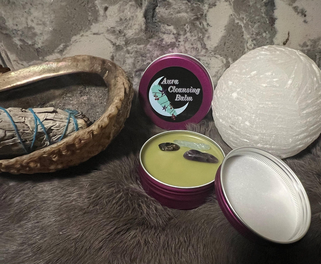 Aura Cleansing Balm: Sage, Rosemary & Cedar - 2oz Apothecary Salve