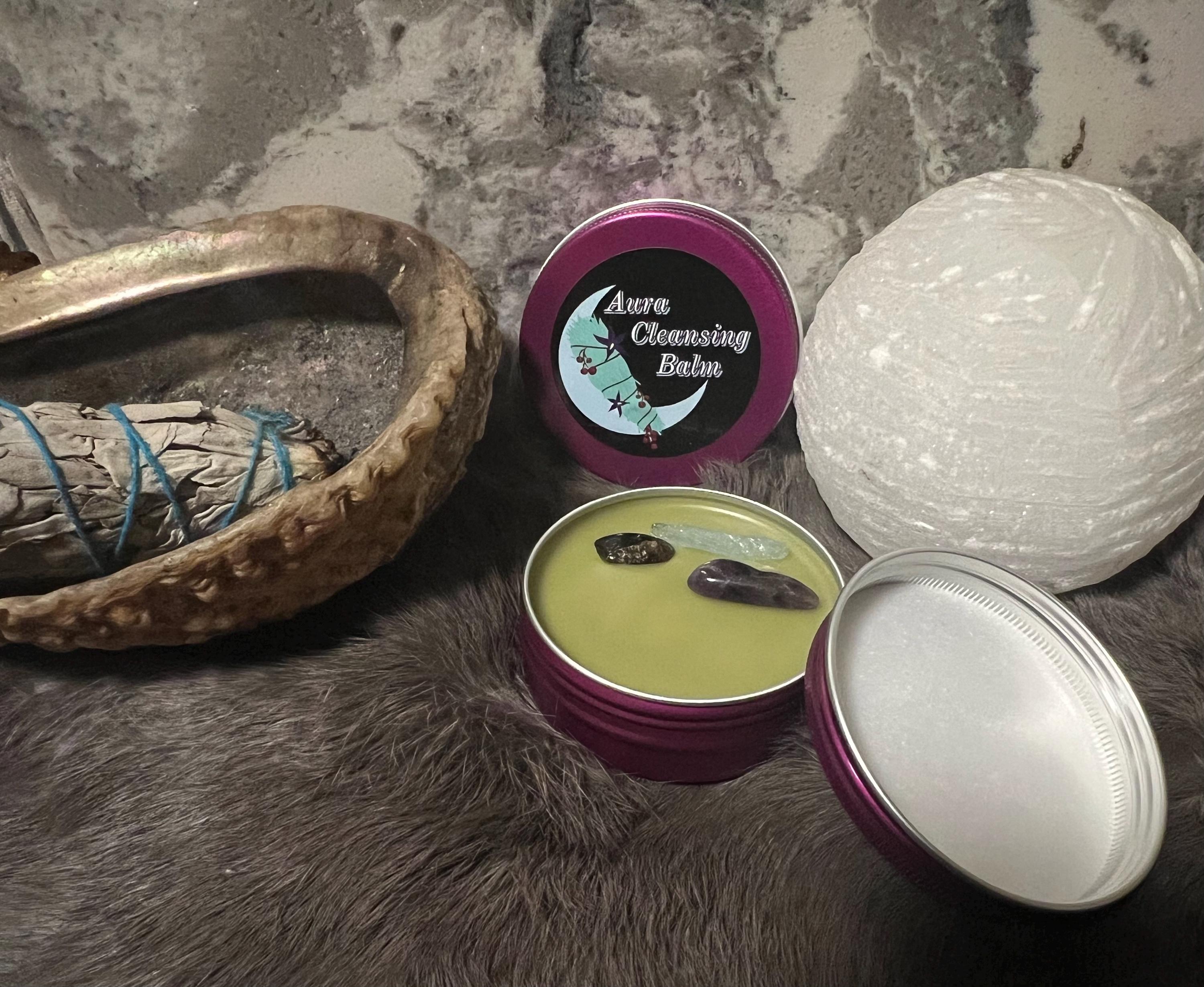 Aura Cleansing Balm: Sage, Rosemary & Cedar - 2oz Apothecary Salve
