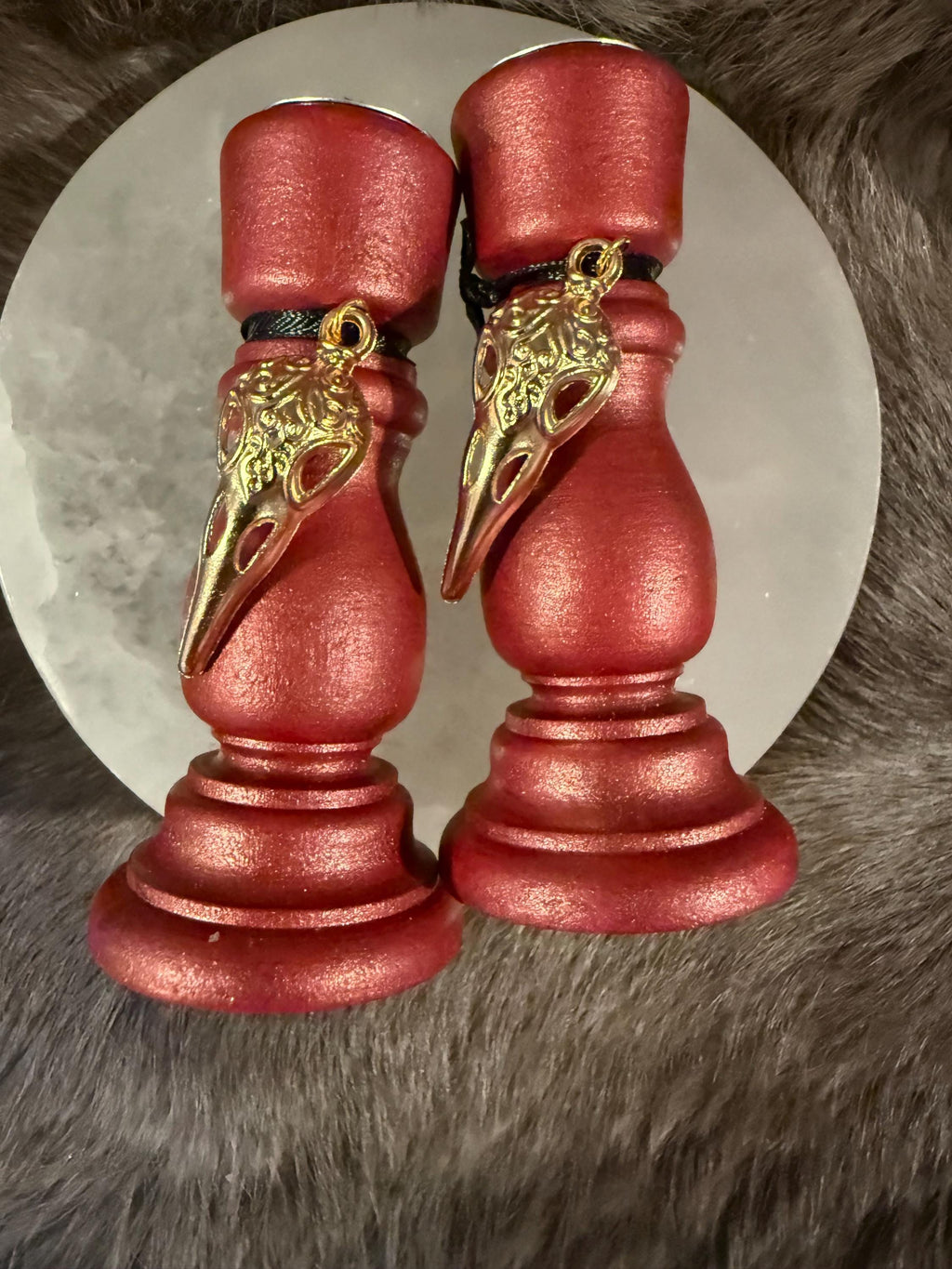 The Morrigan: Diety Chime Candle Holder Set