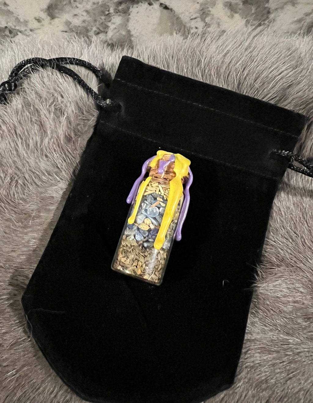 Personalized Intention Spell Jar: Manifestation Charm Bottle