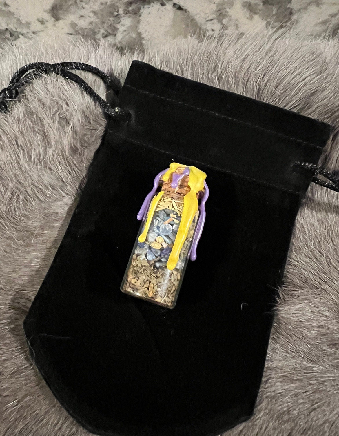 Personalized Intention Spell Jar: Manifestation Charm Bottle