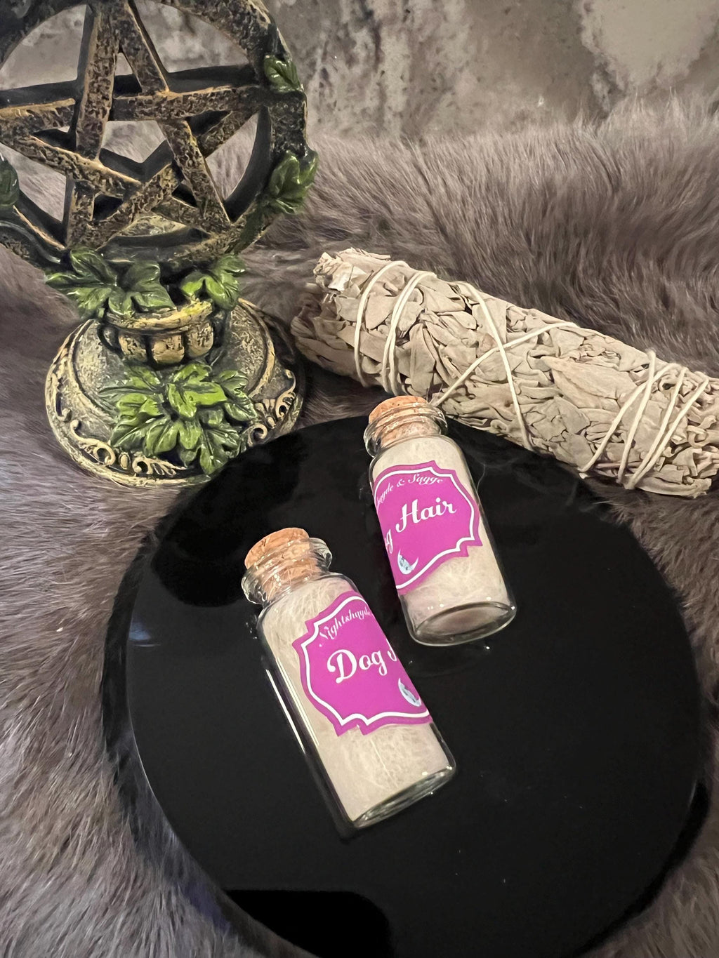 Ethically Sourced White Dog Hair for Spells: Loyalty, Guidance