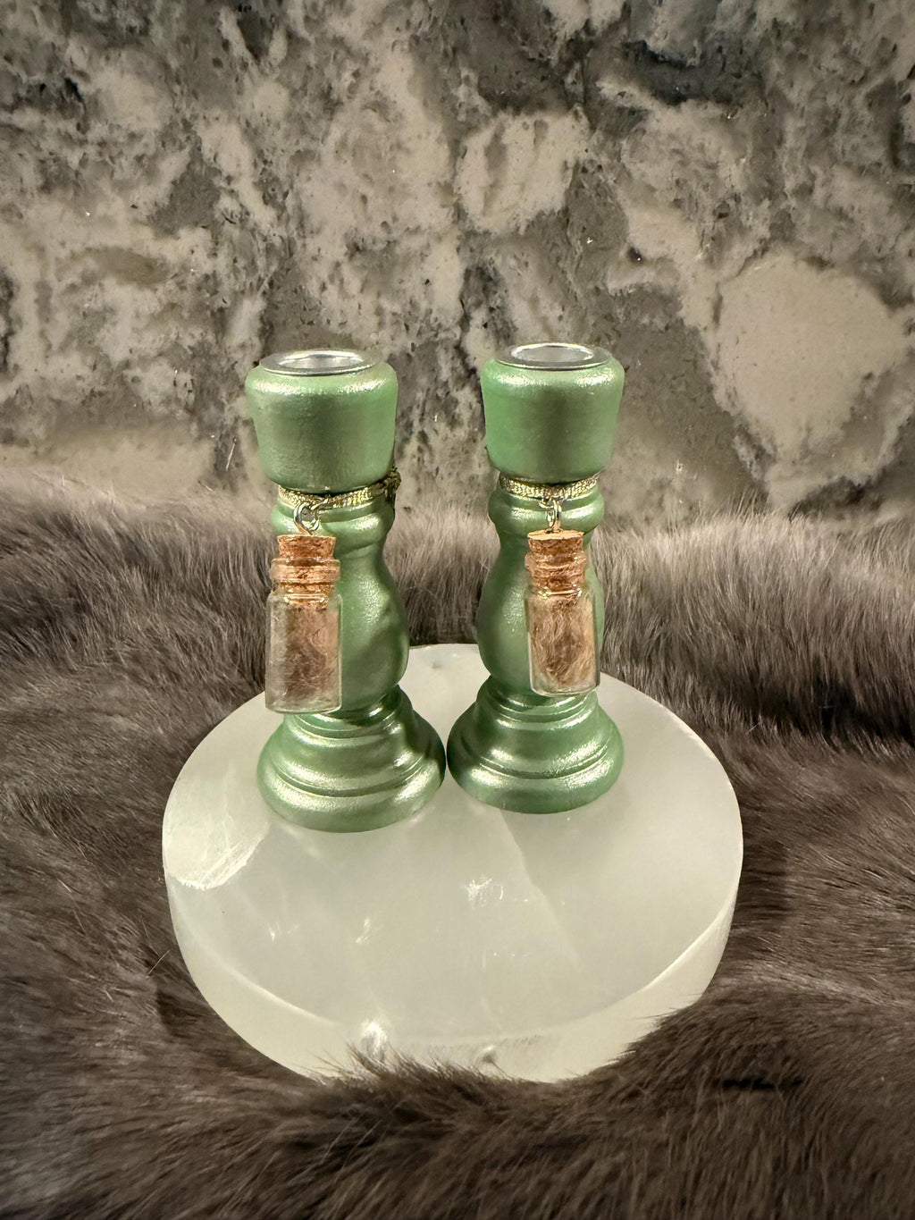 Goddess Brigid: Diety Chime Candle Holder Set