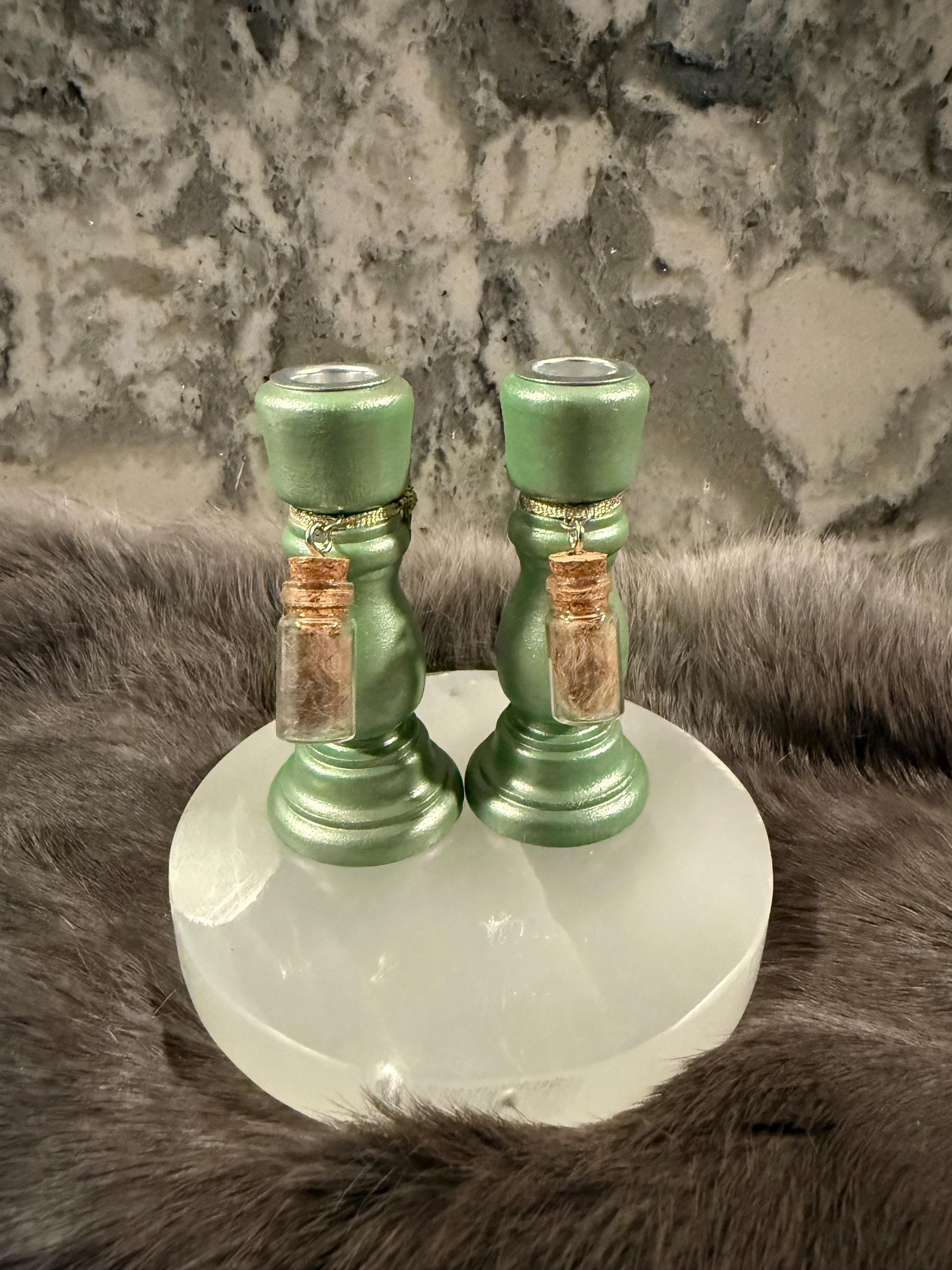 Goddess Brigid: Diety Chime Candle Holder Set