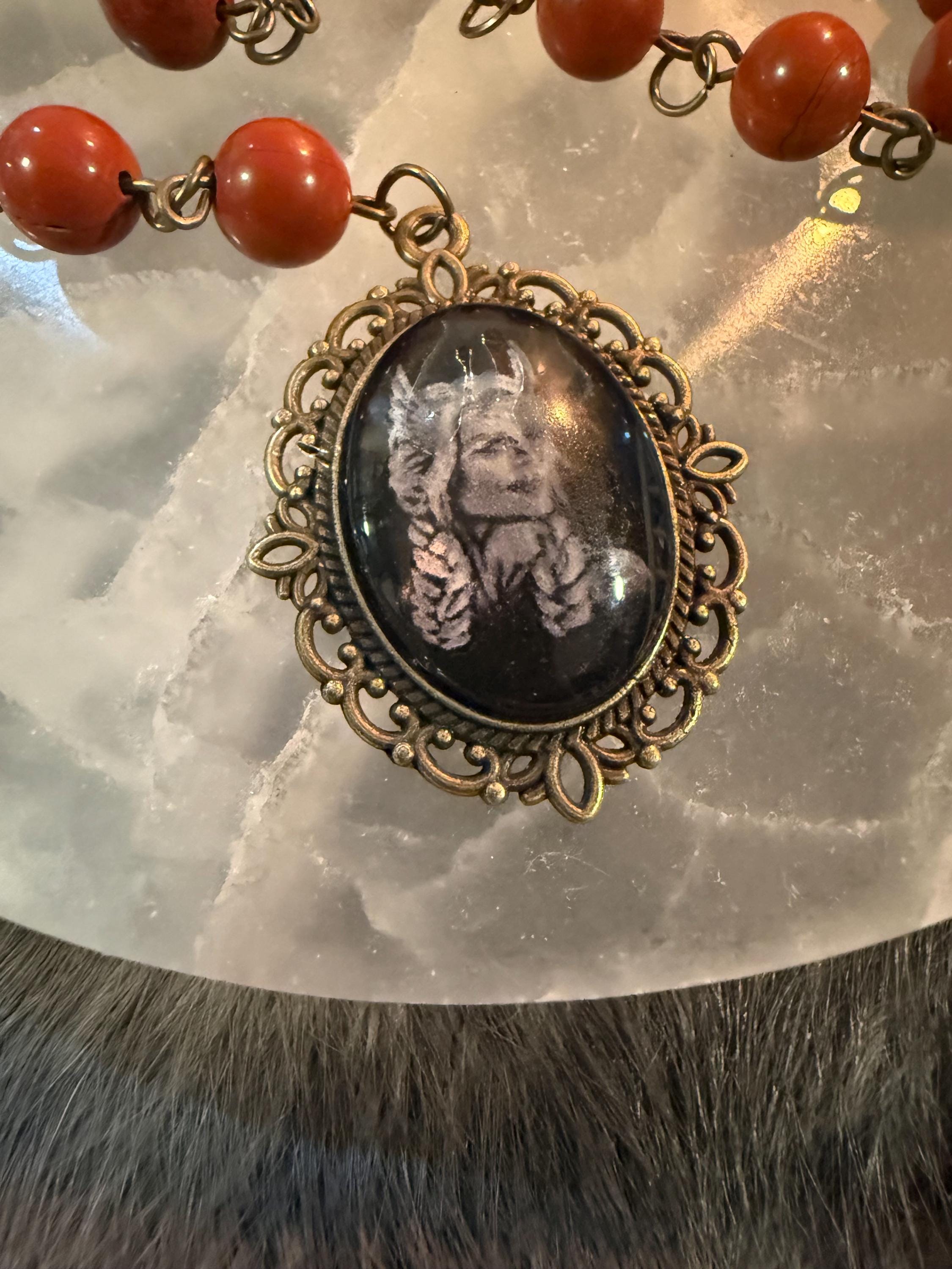 Freya Prayer Beads: Red Jasper Norse Goddess Rosary