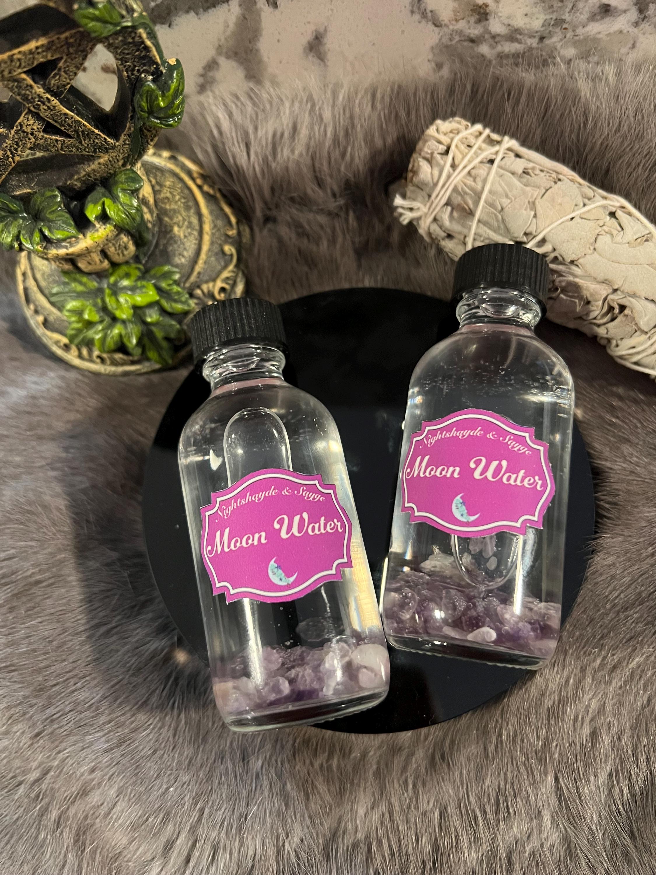 Full Moon Water – Gemstone Infused, Magic Spell Water (2oz)