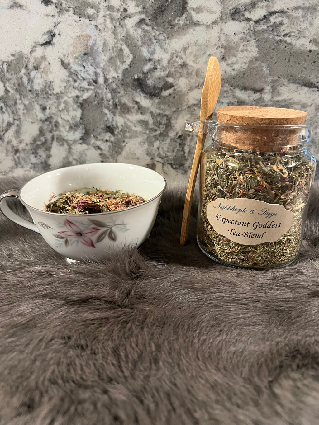Expectant Goddess Fertility Tea: Organic Herbal Loose Leaf Blend