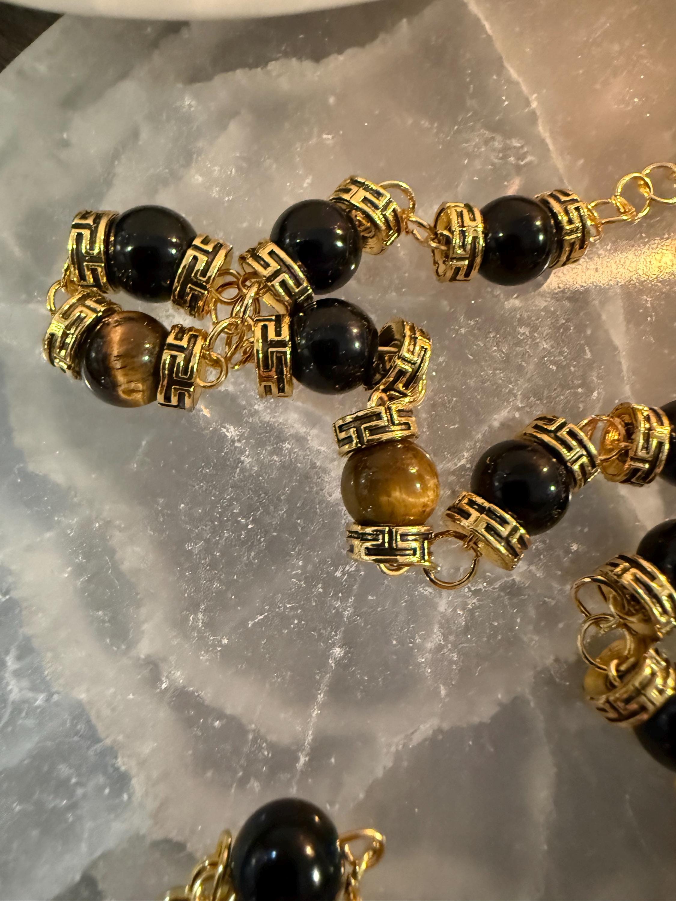 Anubis Diety Rosary: One Of A Kind Diety Prayer Bead Set