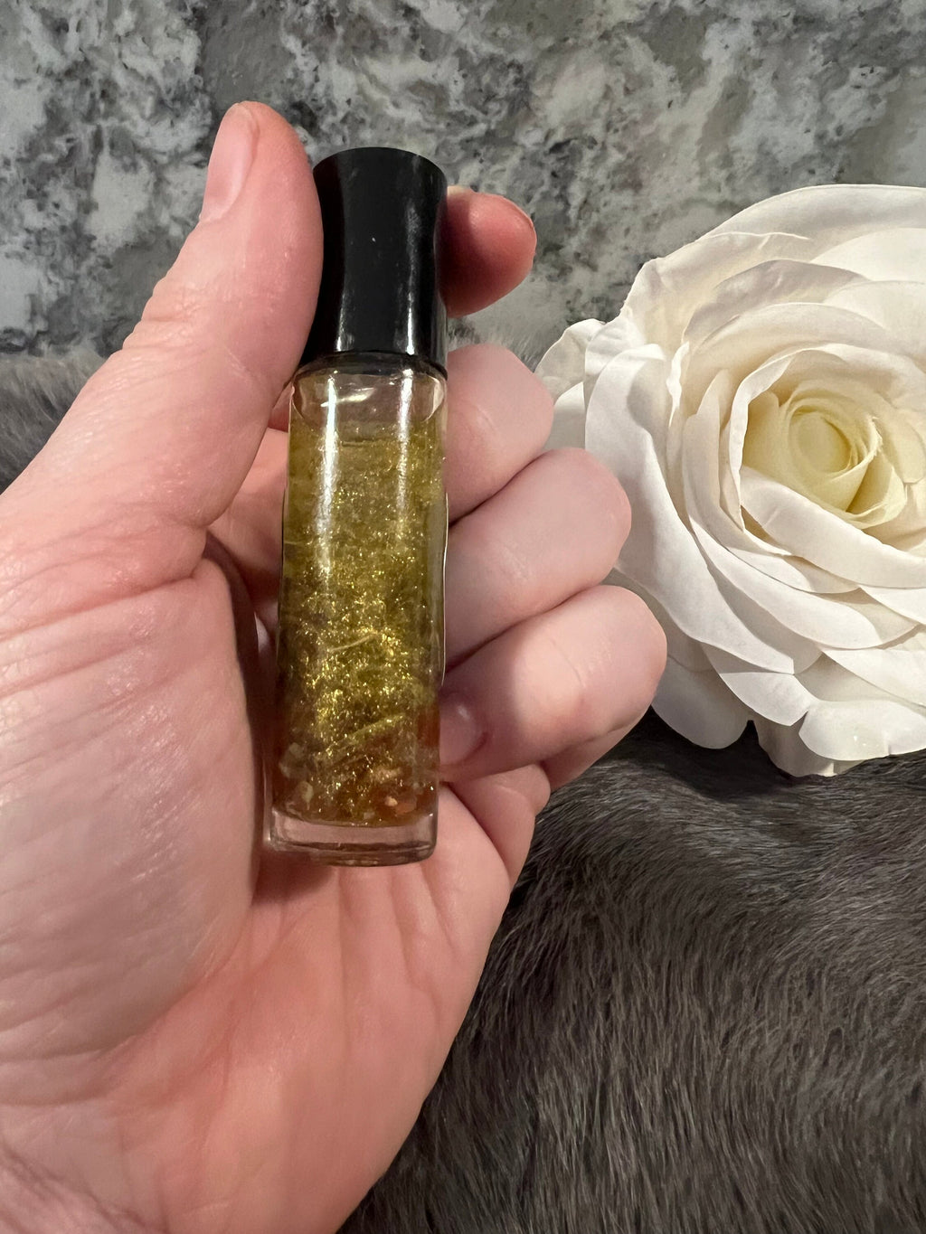 Love Spell Oil: Herb Infused Attraction Oil with Rose & Carnelian