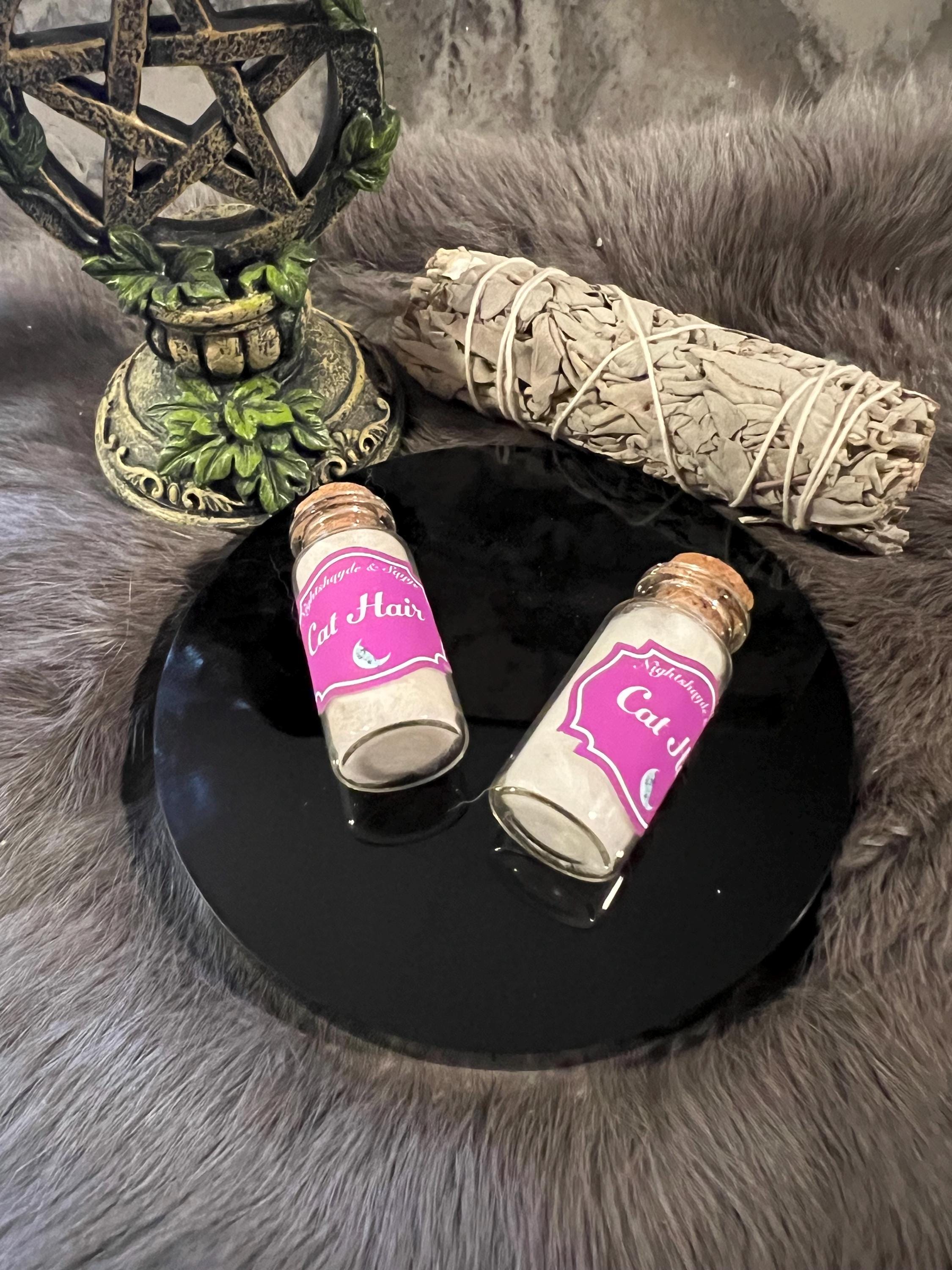 Ethically Sourced White Cat Hair: Spell Ingredient for Health & Fertility