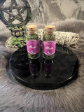 Dried Moss in Corked Bottle: Green Witch Healing Magic